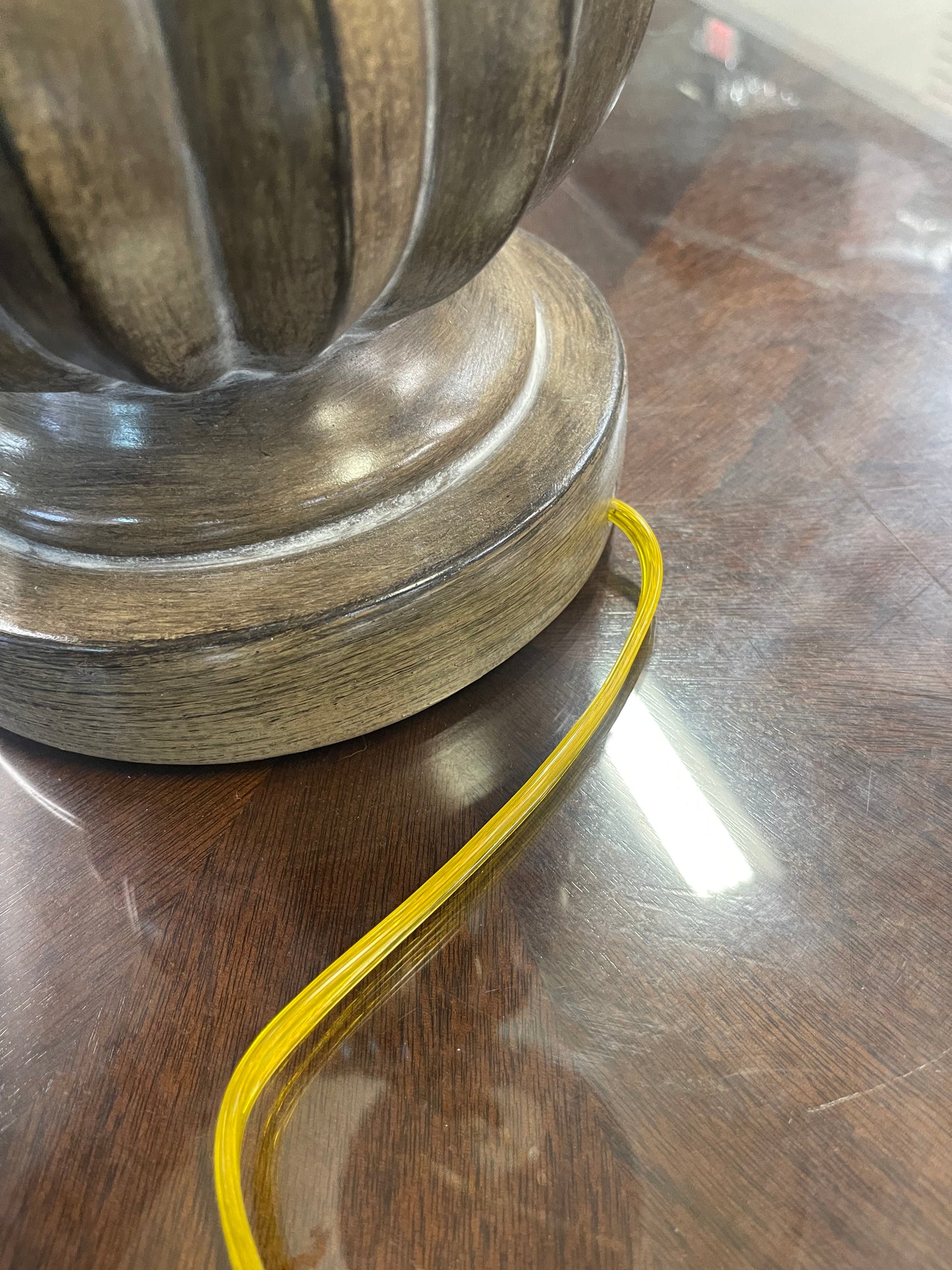Grey Ceramic Table Lamp (Works)