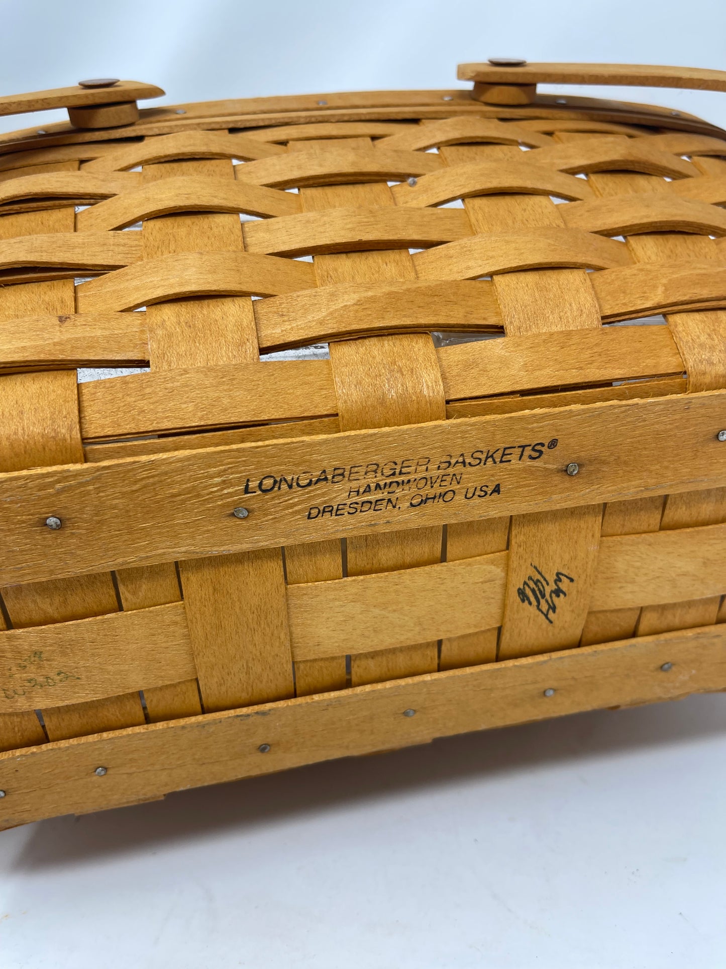 Longaberger Storage Solutions Basket W/6 Wooden Dividers