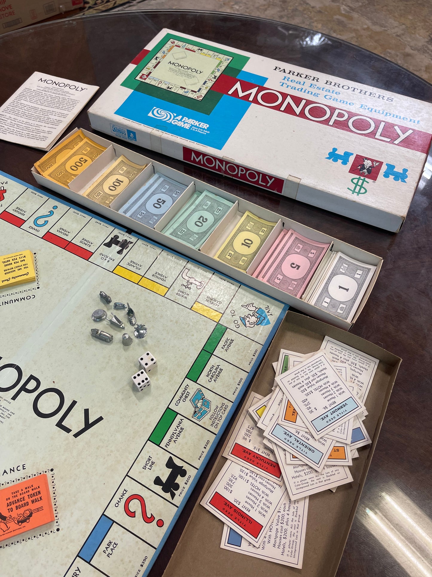 1961 Monopoly Game By Parker Bros.