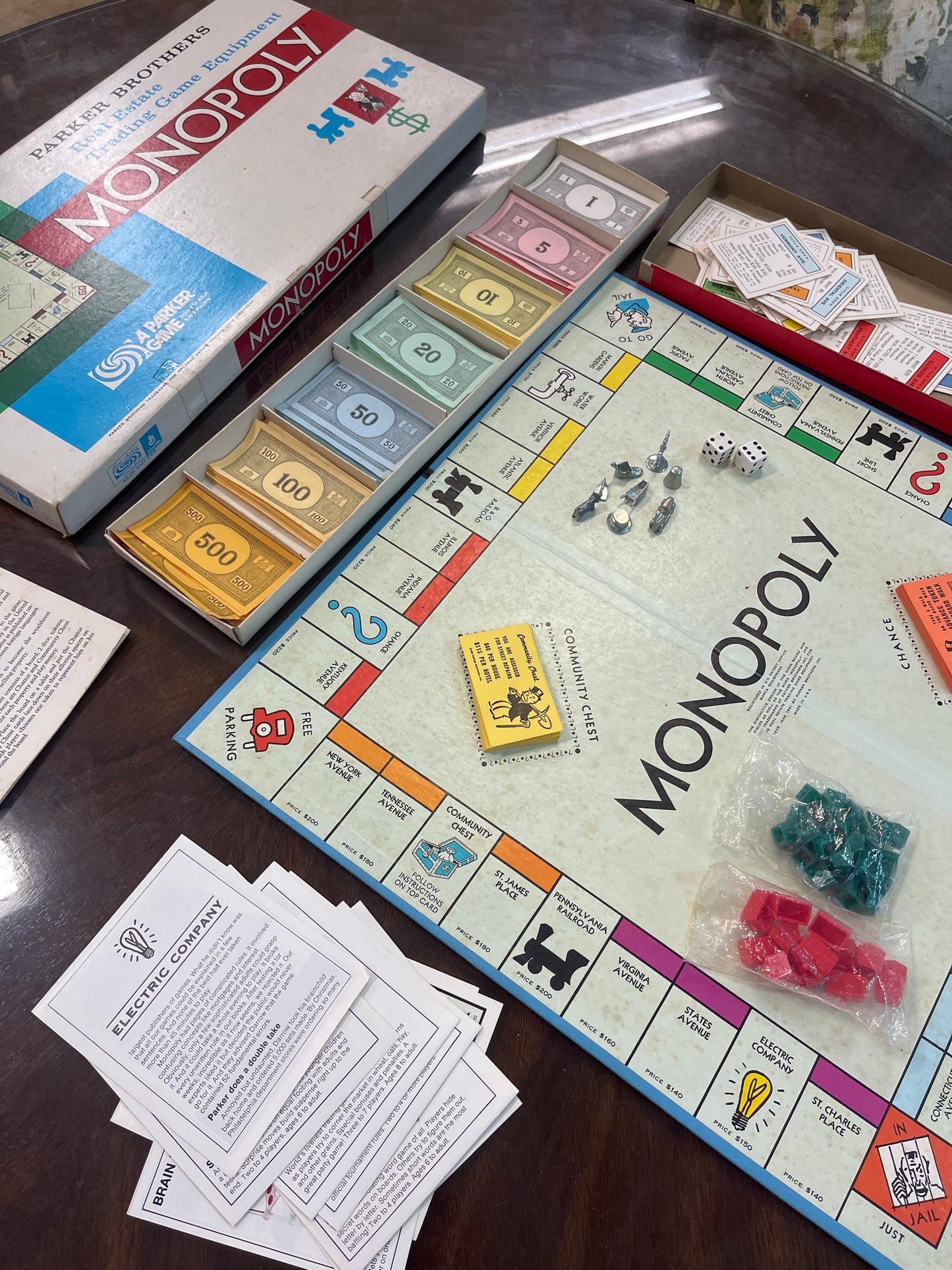1961 Monopoly Game By Parker Bros.