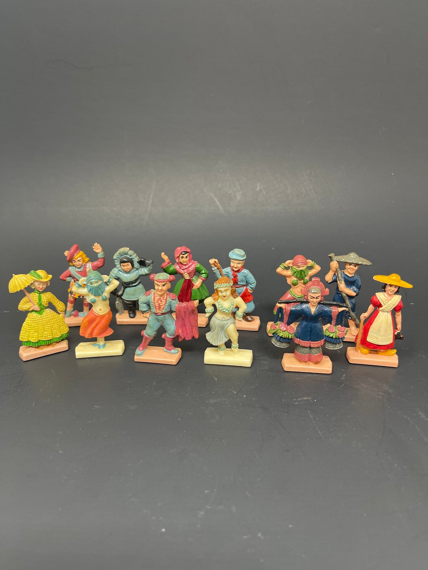 Miniature Dolls Of The World Plastic Figures