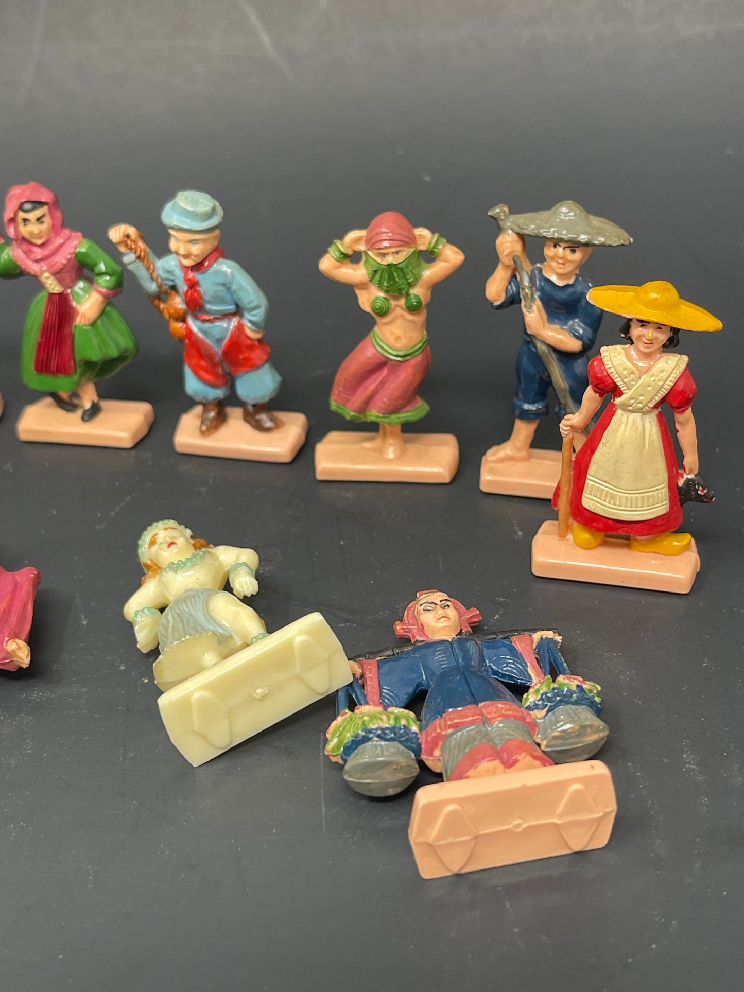 Miniature Dolls Of The World Plastic Figures