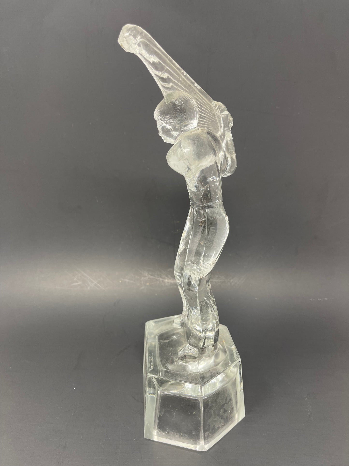 Glass Golfer Statue