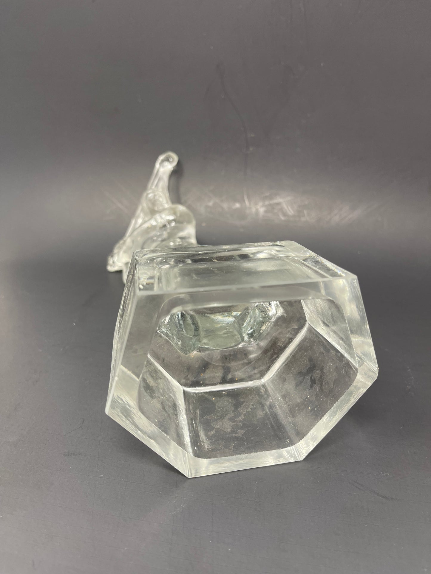 Glass Golfer Statue