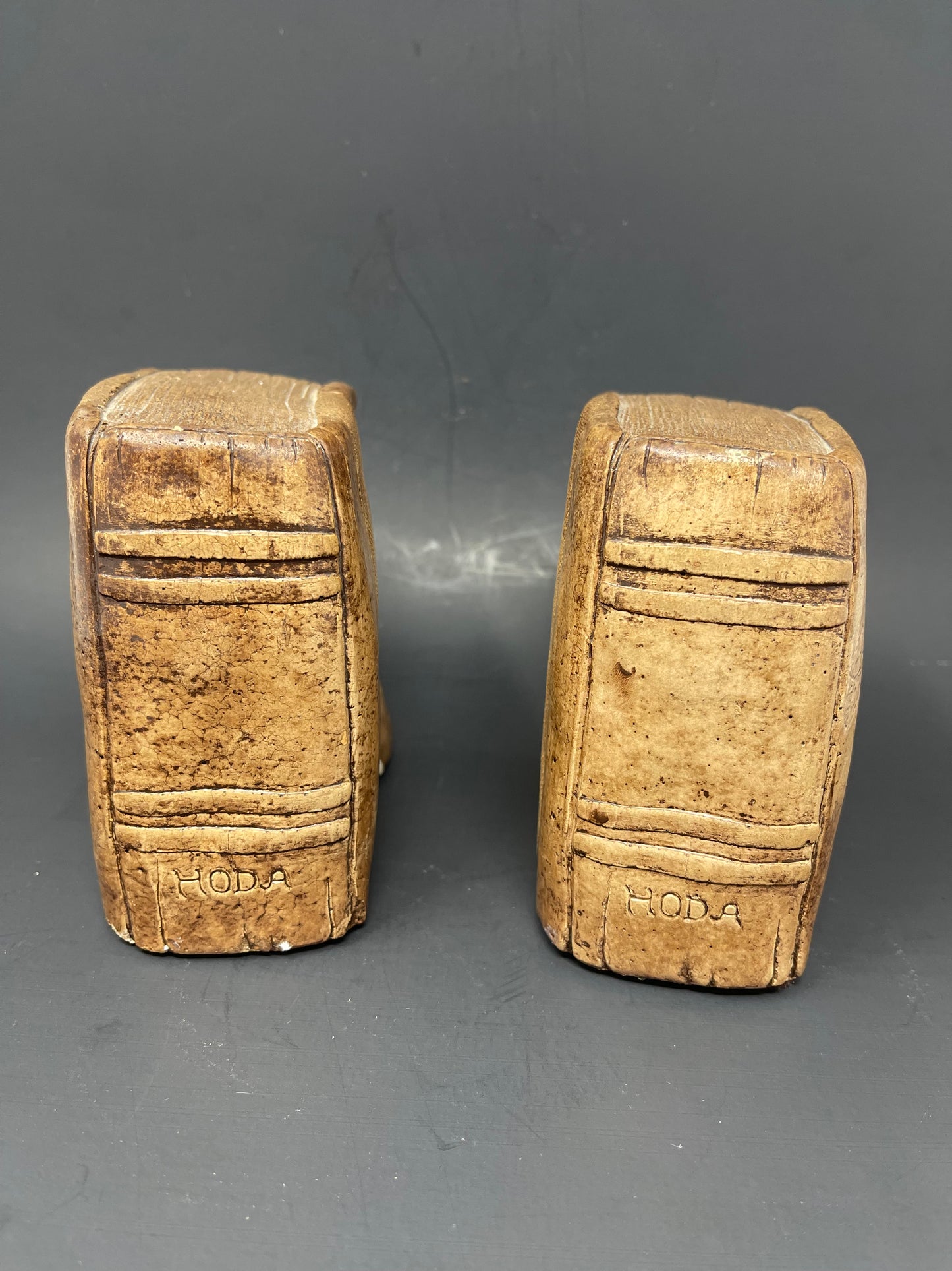 Vintage HODA Ceramic Bookends