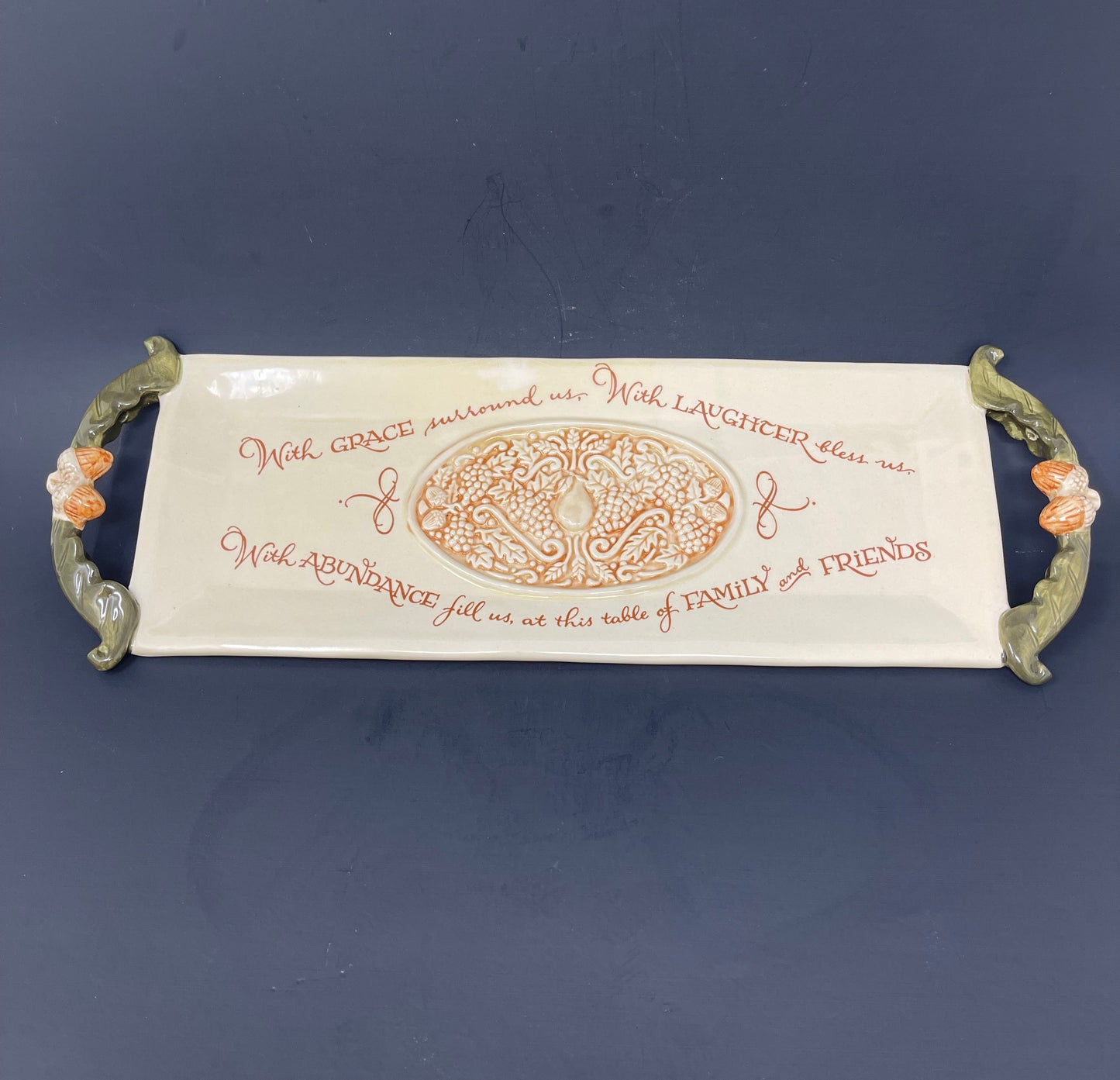 Ceramic Amscan Friends & Family Blessing Rectangle Tray