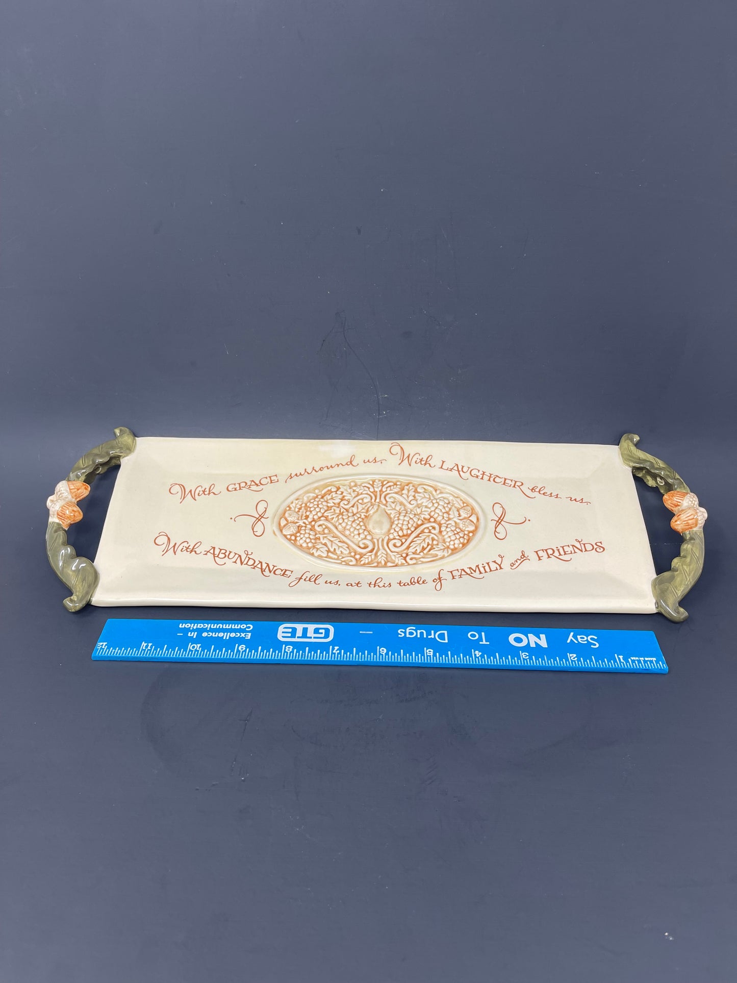 Ceramic Amscan Friends & Family Blessing Rectangle Tray