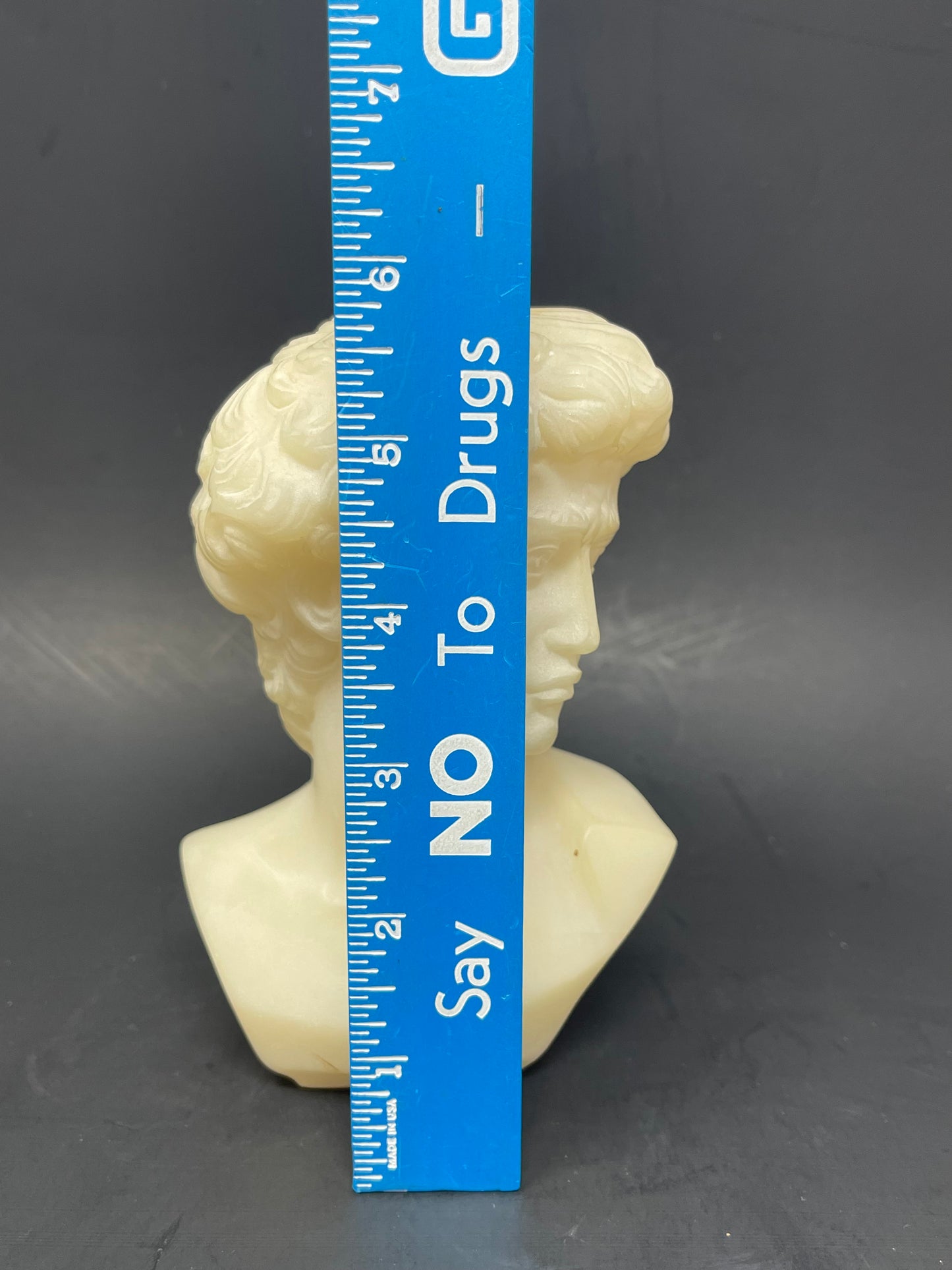 David Bust Wax Candle