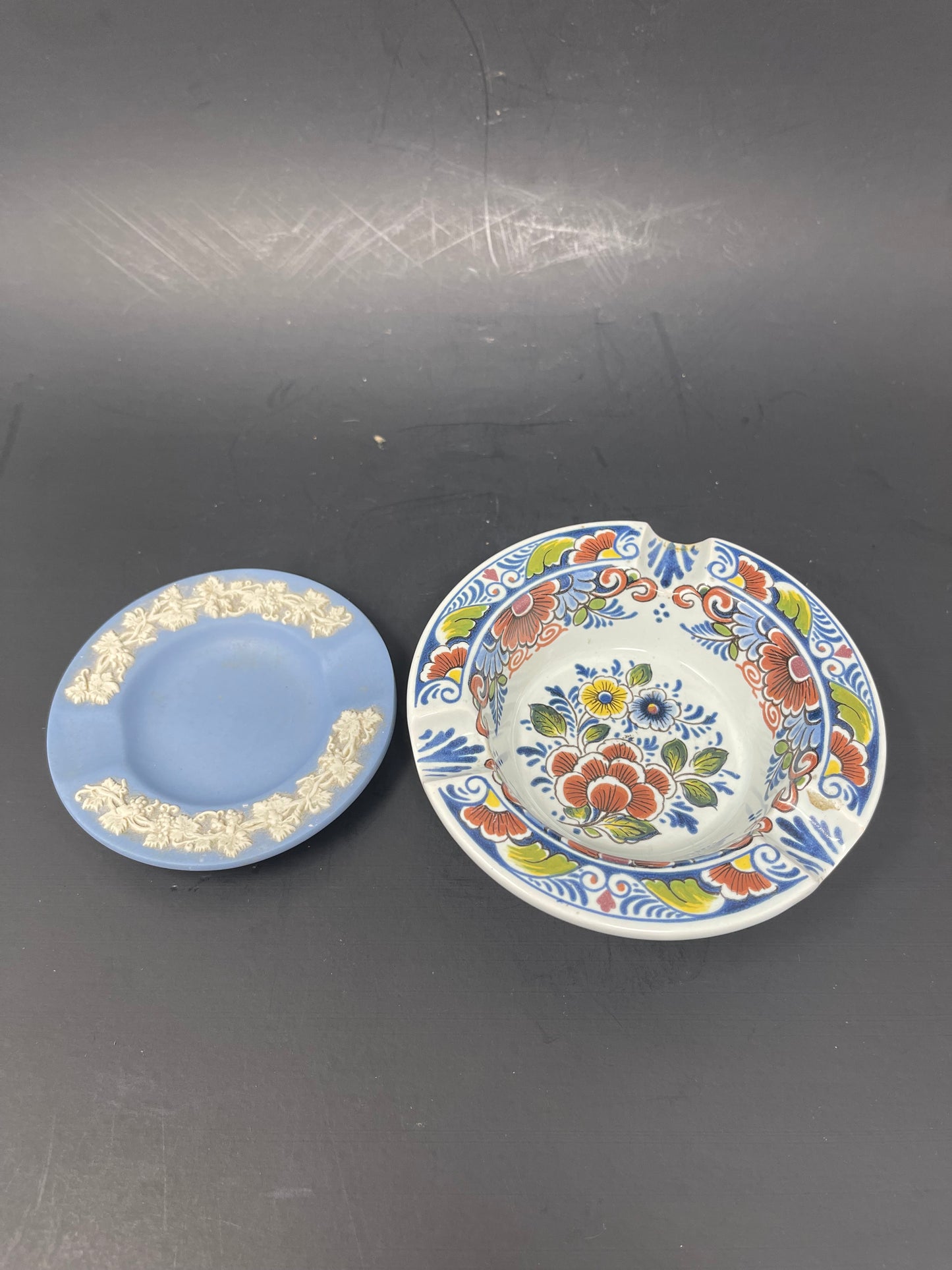 Lot Of 2 Ashtrays/Trinket Trays