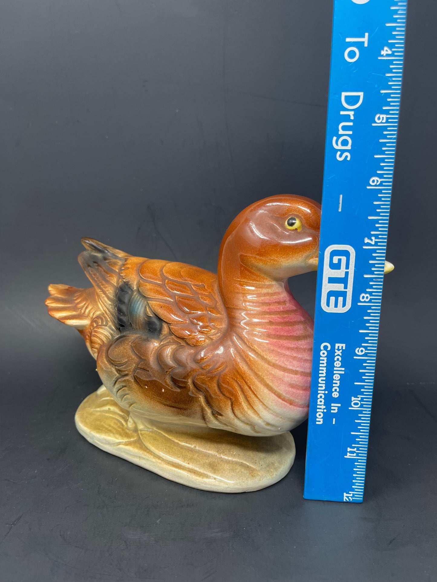 Vintage Ceramic Duck Figurine
