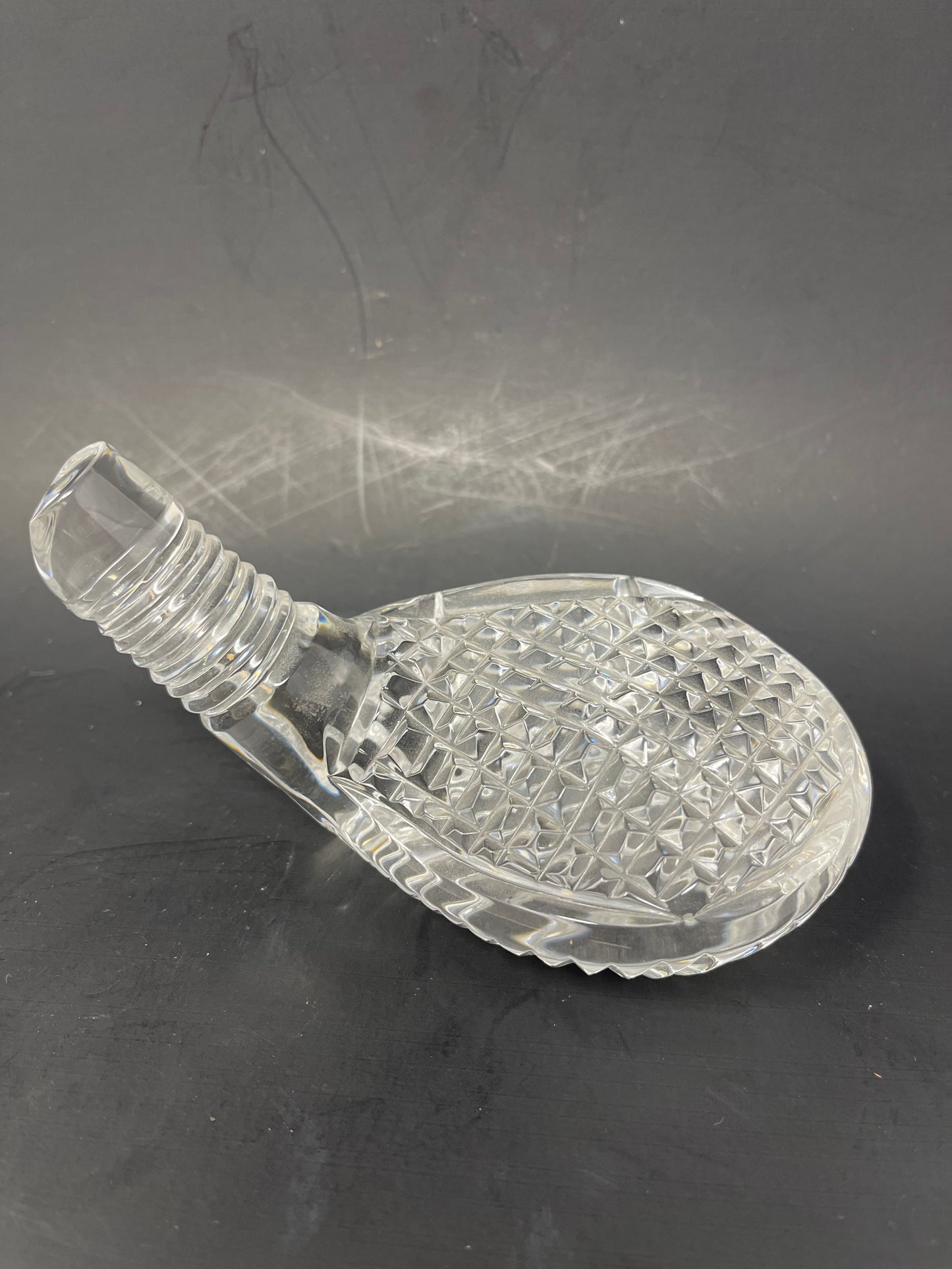 Set Of 2 Crystal Pieces (Star Trinket Box & Golf Club)