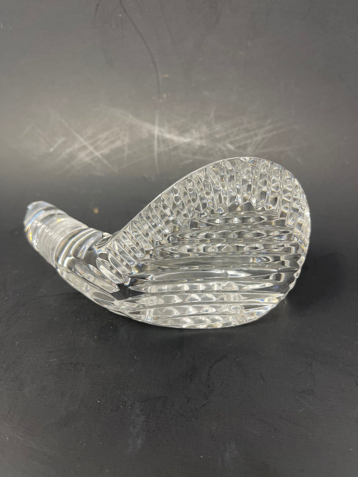 Set Of 2 Crystal Pieces (Star Trinket Box & Golf Club)