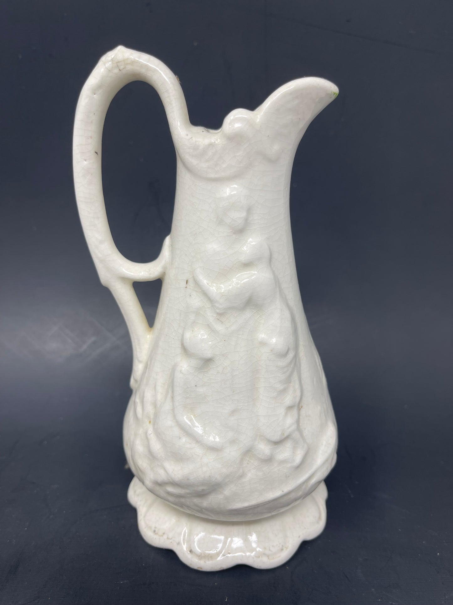 White Ceramic Small Creamer