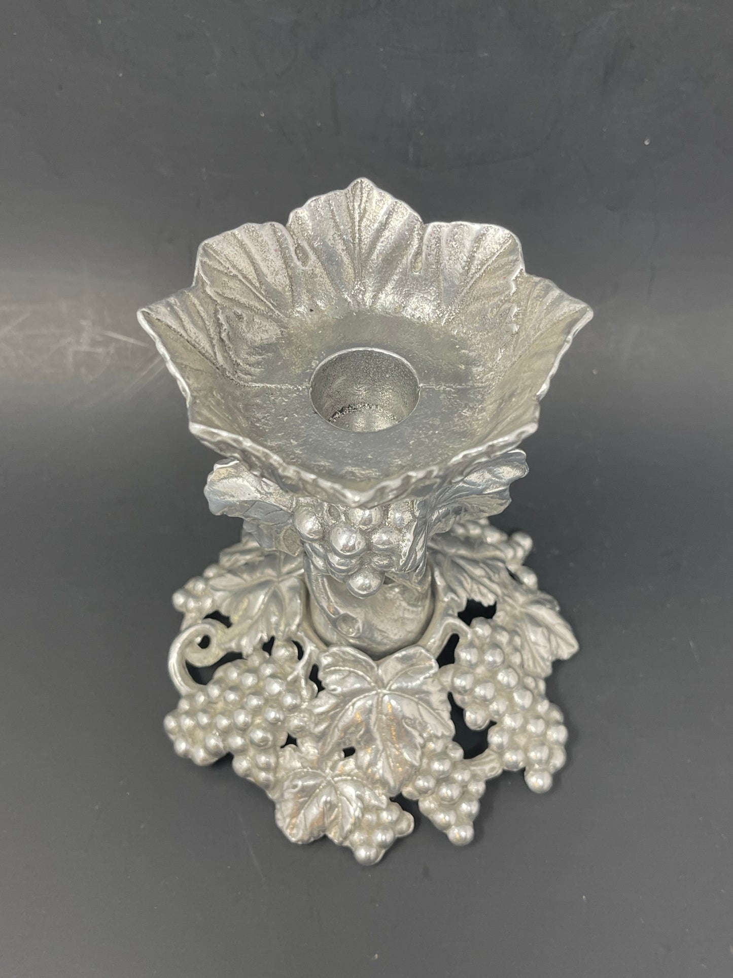 Arthur Court Aluminum Candle Holder