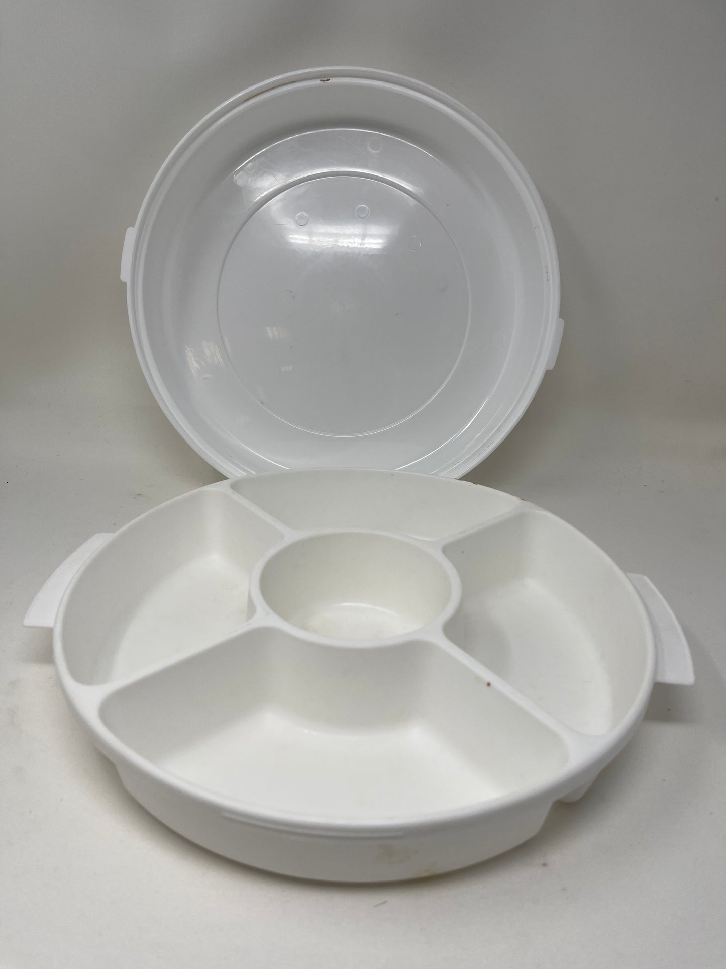 Set Of 2 Chips & Dip Plastic Wares
