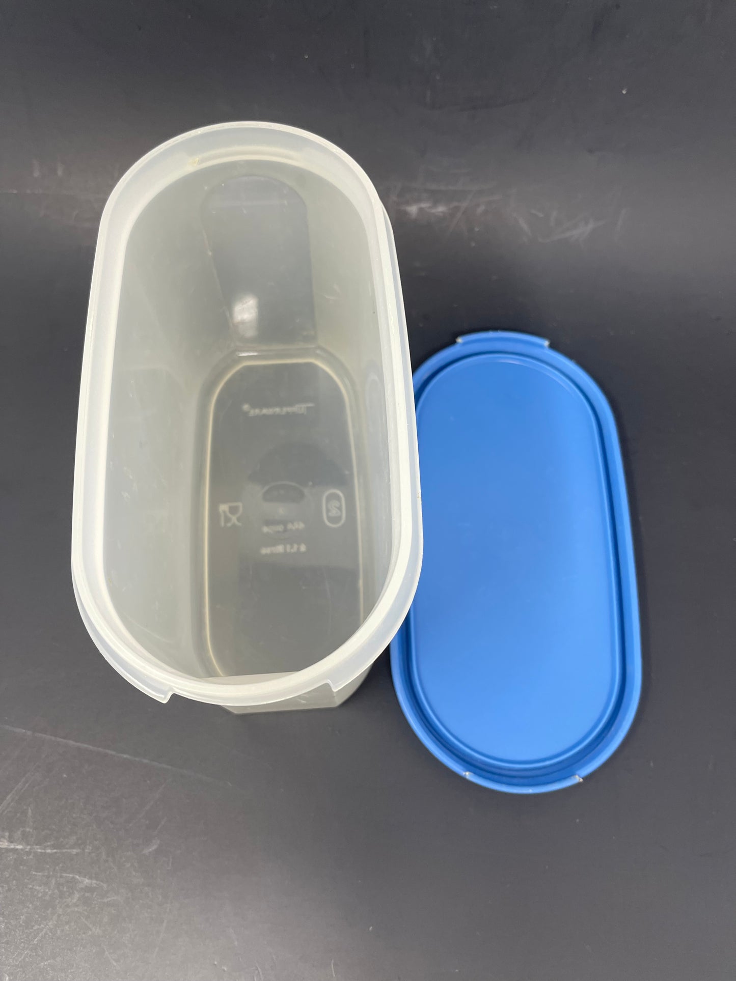 Set Of 2 Blue Tupperware
