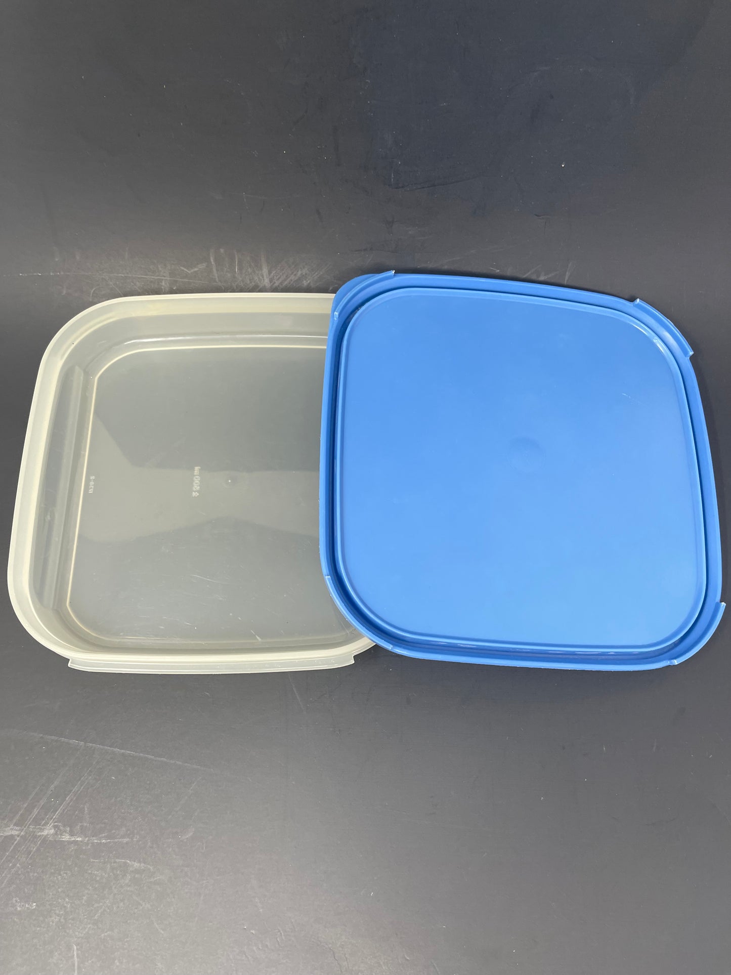 Set Of 2 Blue Tupperware