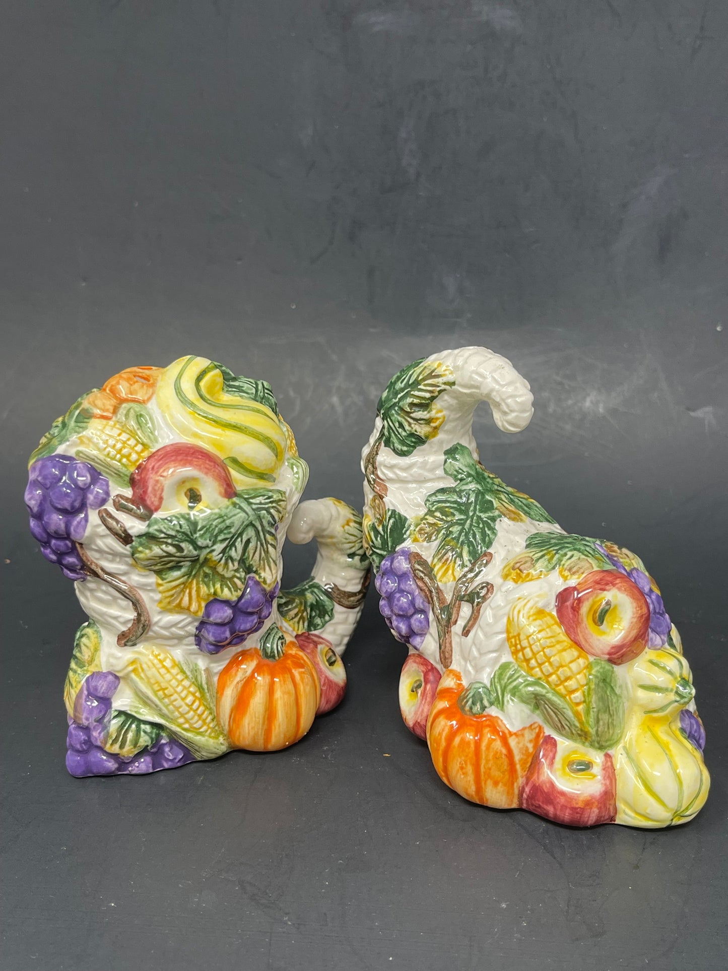 Fitz & Floyd Omnibus Harvest Bounty Salt & Pepper Shakers