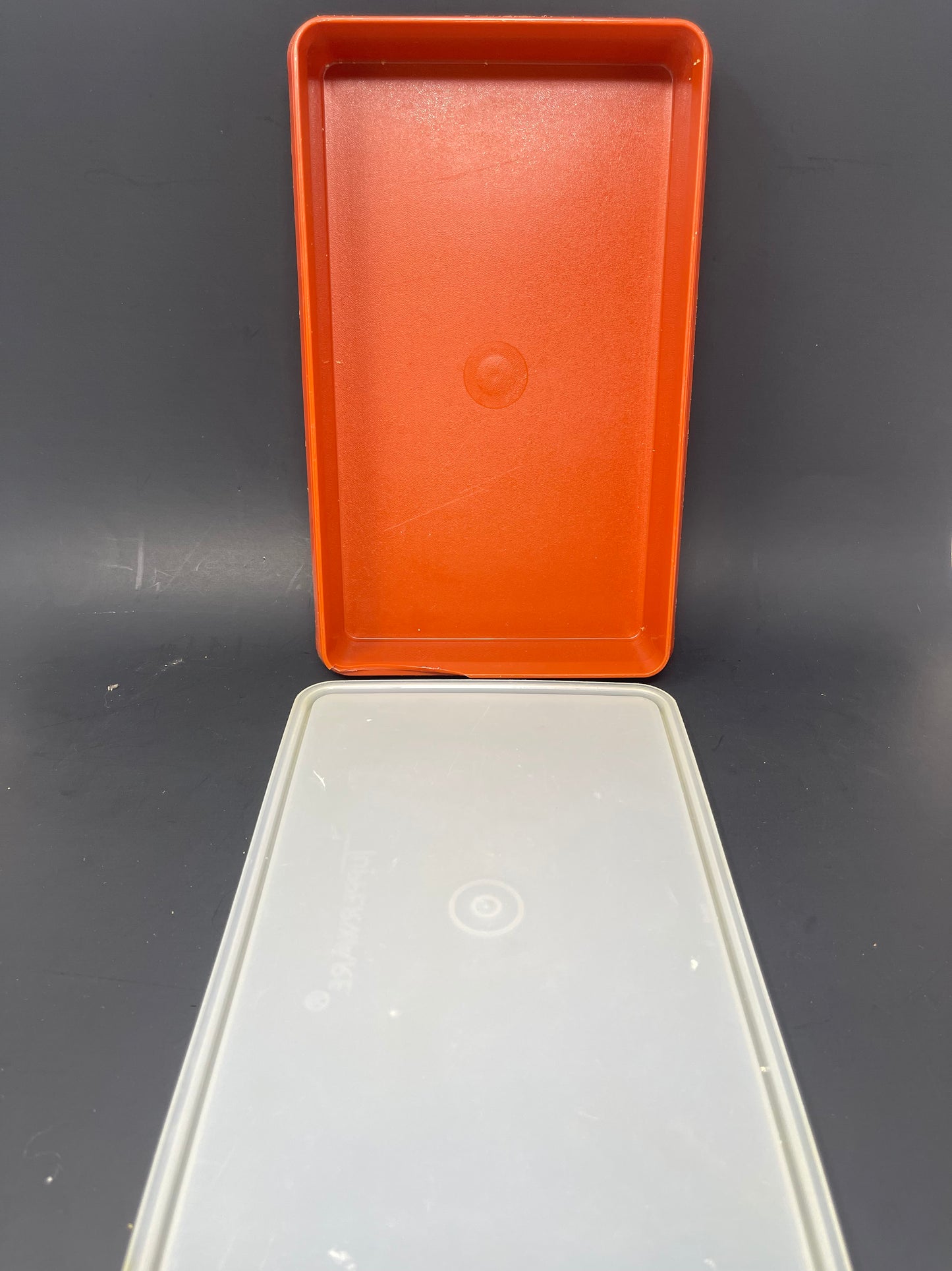 Vintage Set Of 5 Burnt Orange Tupperware