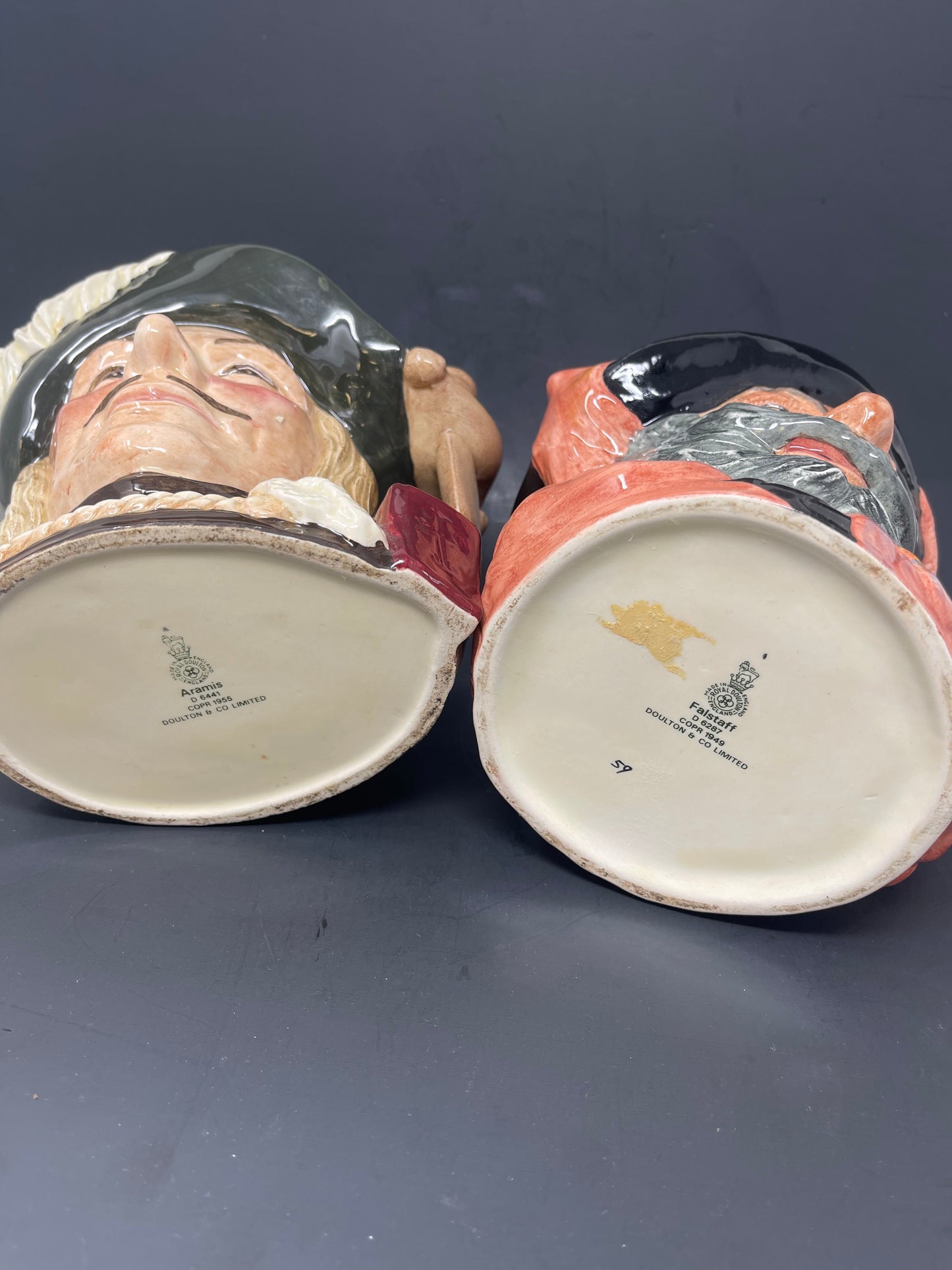 Set Of 2 Doulton & Co. Jumbo Mugs