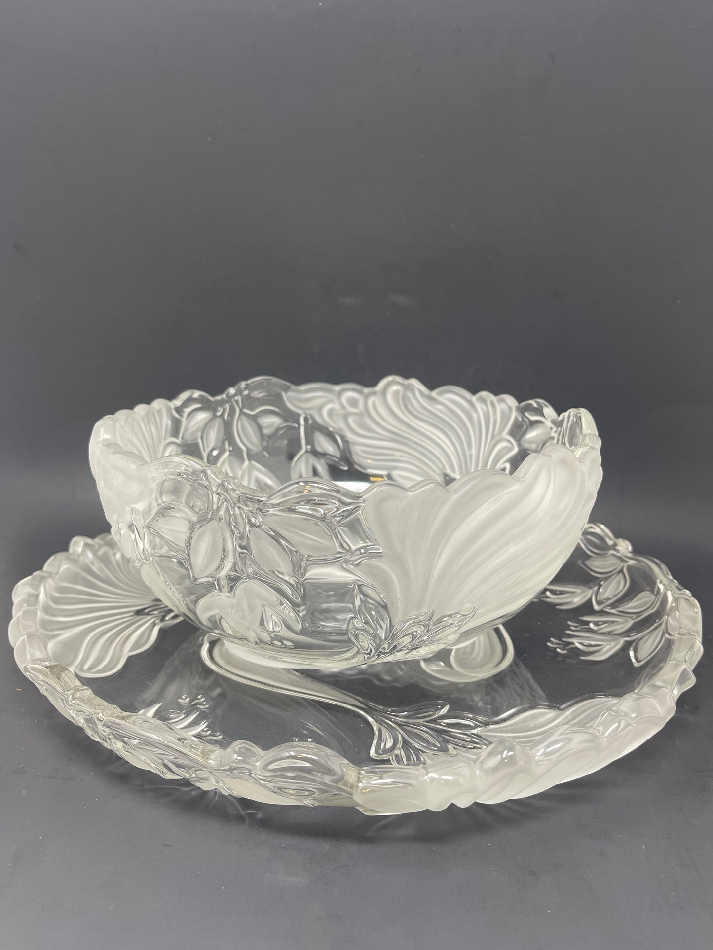 Mikasa Peacock Bowl & Platter