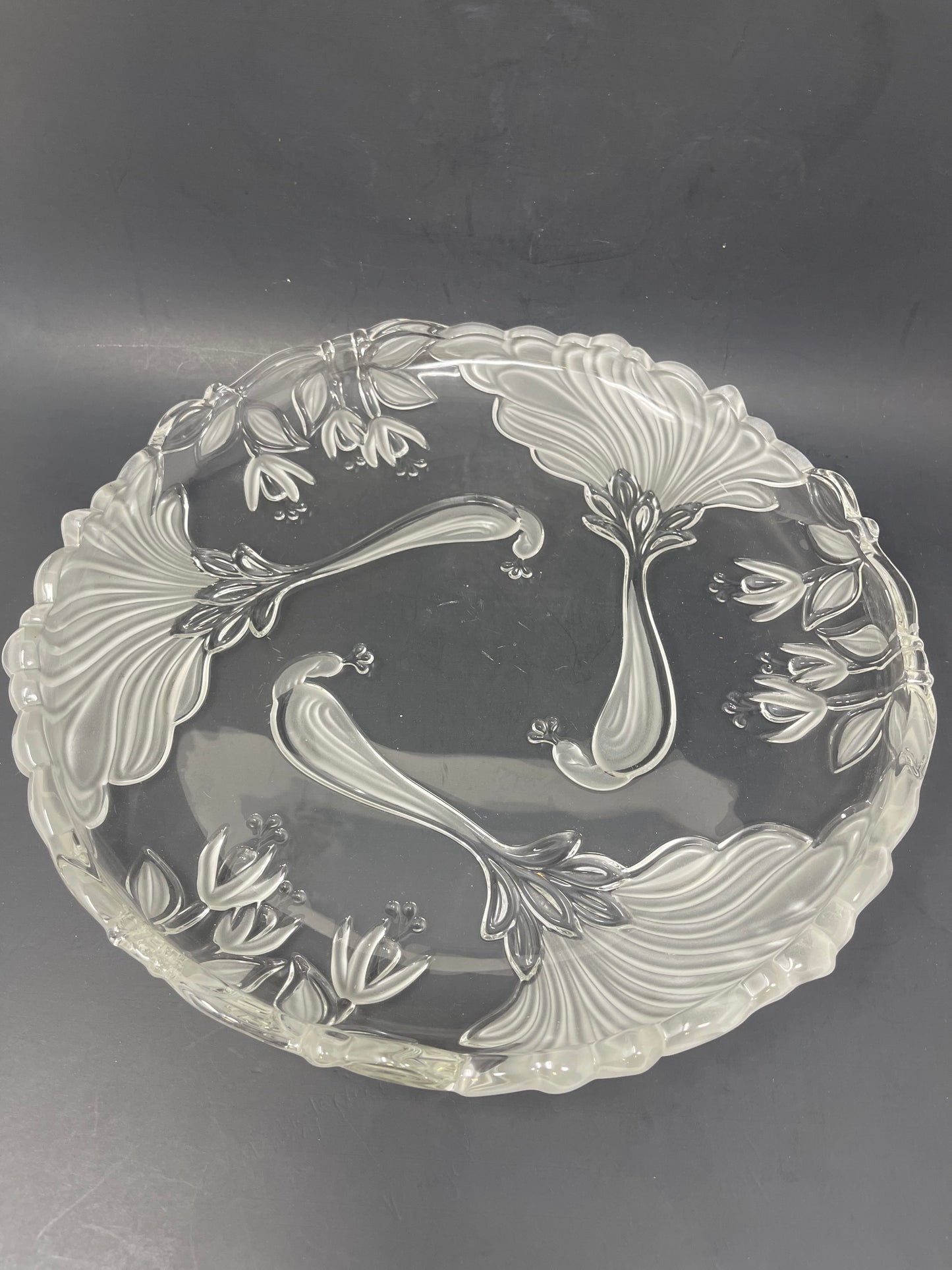 Mikasa Peacock Bowl & Platter