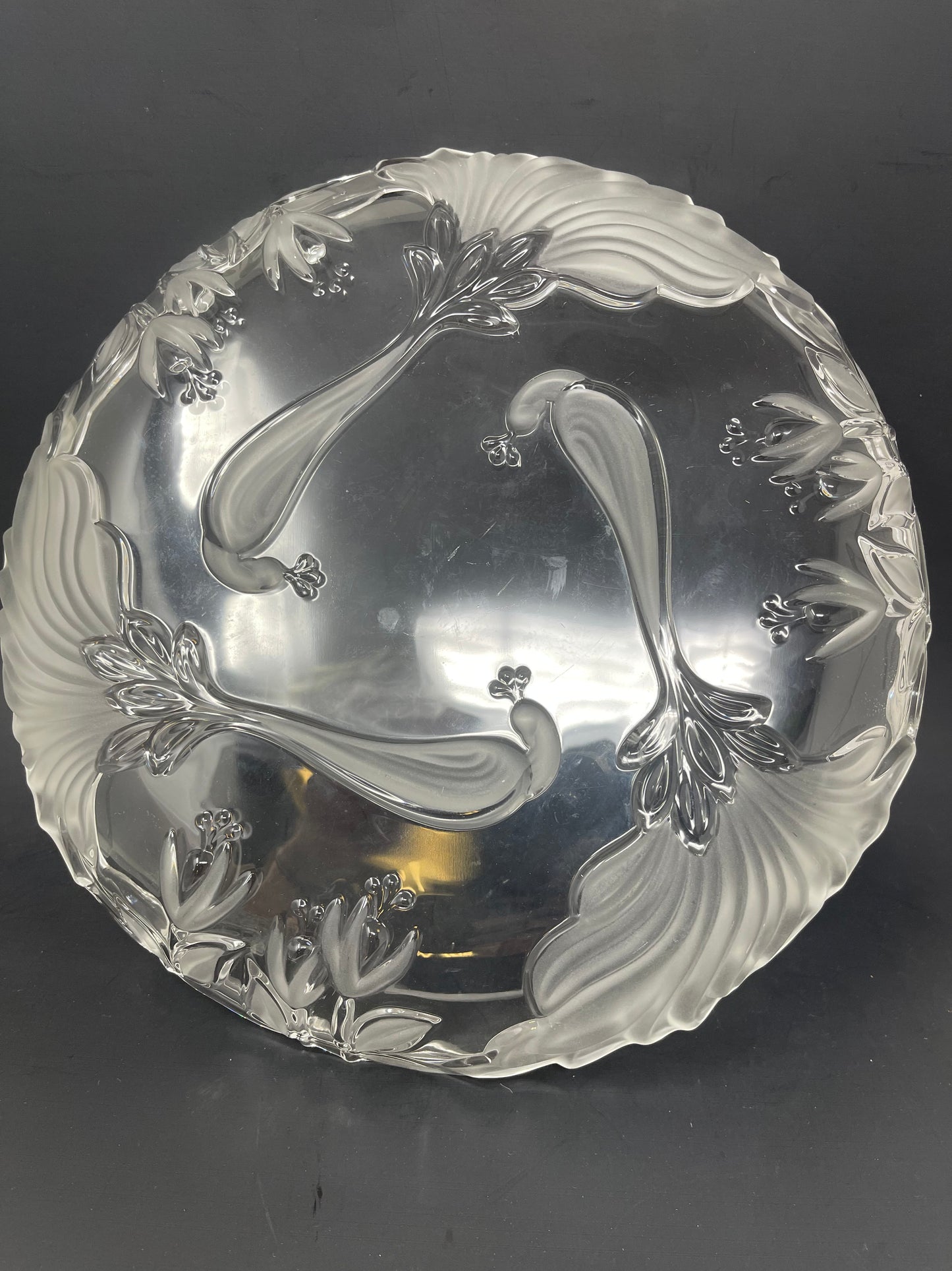 Mikasa Peacock Bowl & Platter