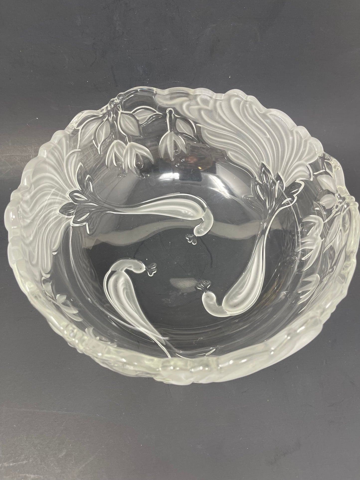 Mikasa Peacock Bowl & Platter