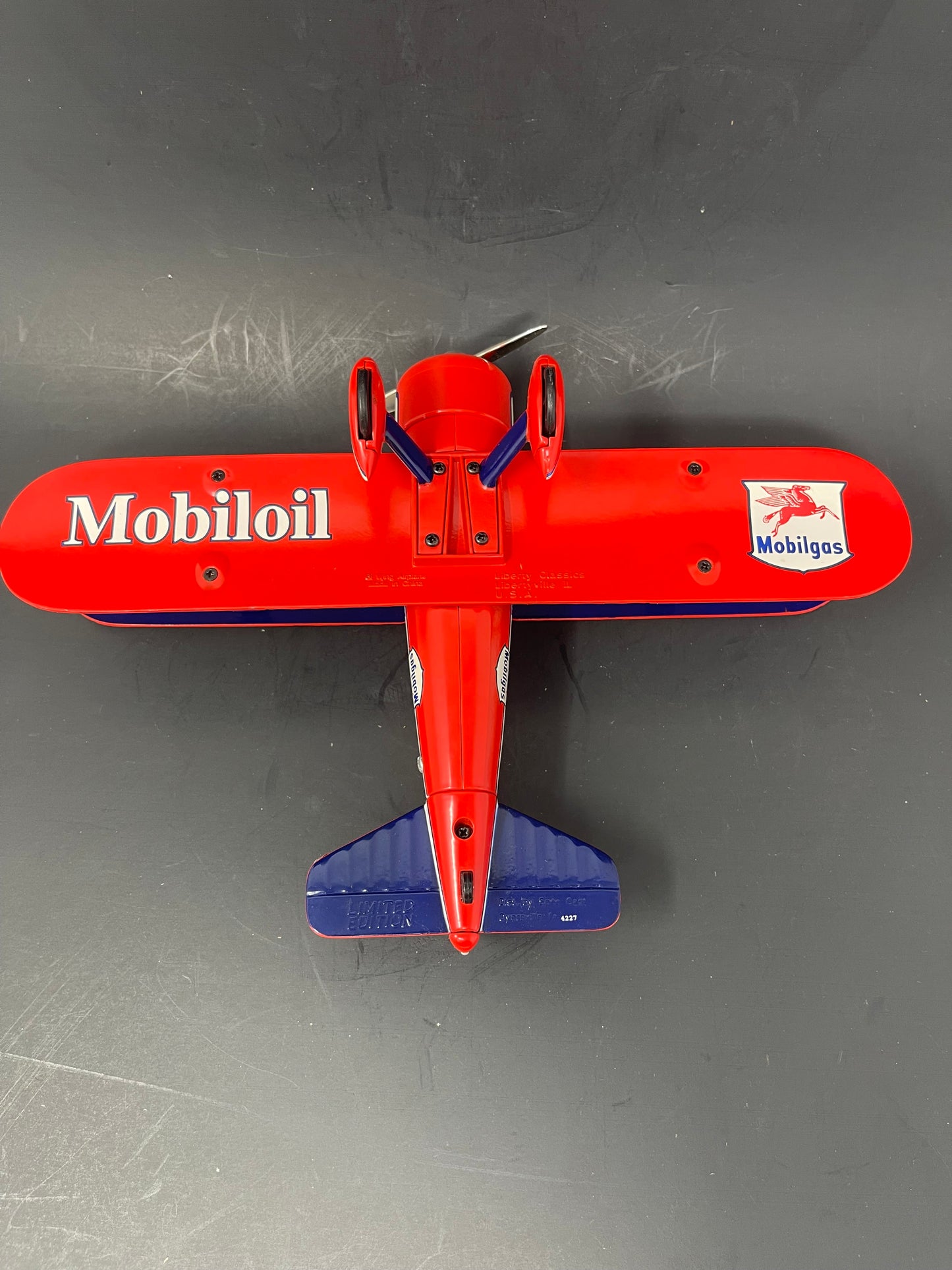 MobilOil Diecast Bi-Plane