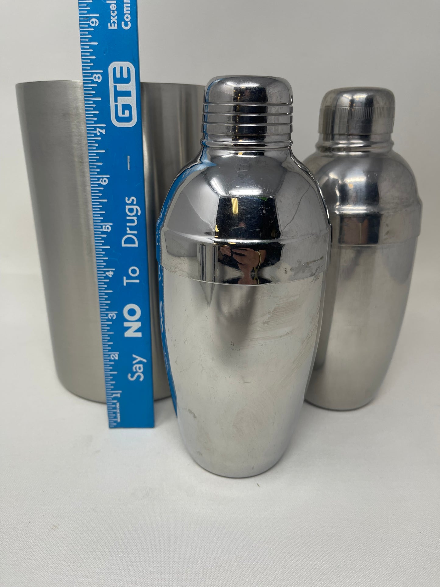 Assorted Bar Accessories Including Wine Cooler & 2 Shakers
