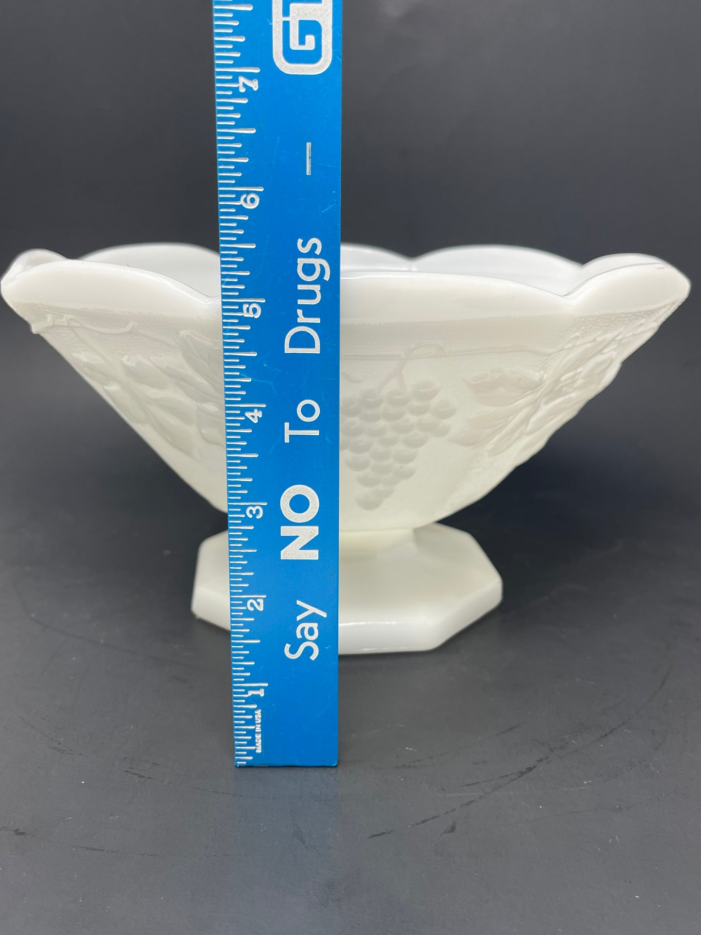Anchor Hocking Vintage Footed Milk Glass