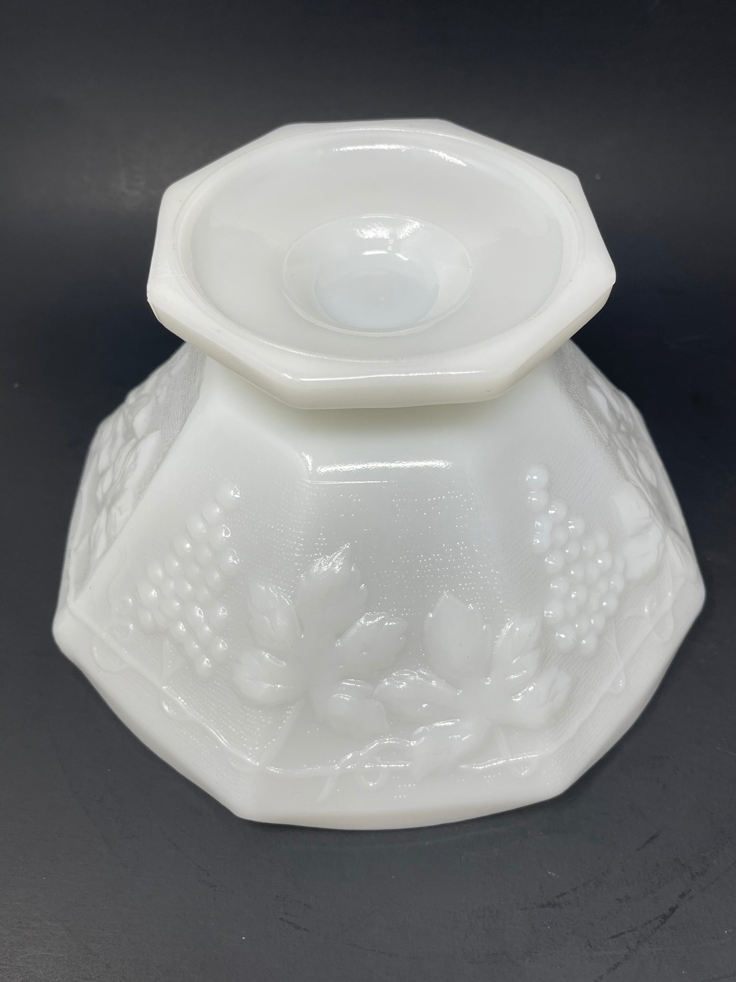 Anchor Hocking Vintage Footed Milk Glass