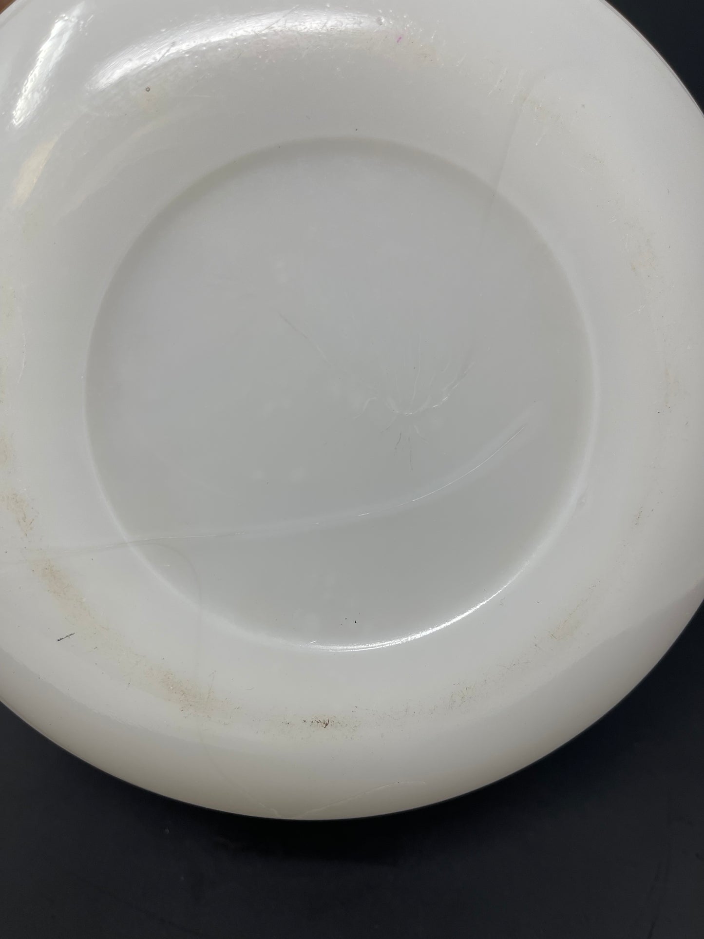 Set Of 2 Milk Glass Mixing Bowls