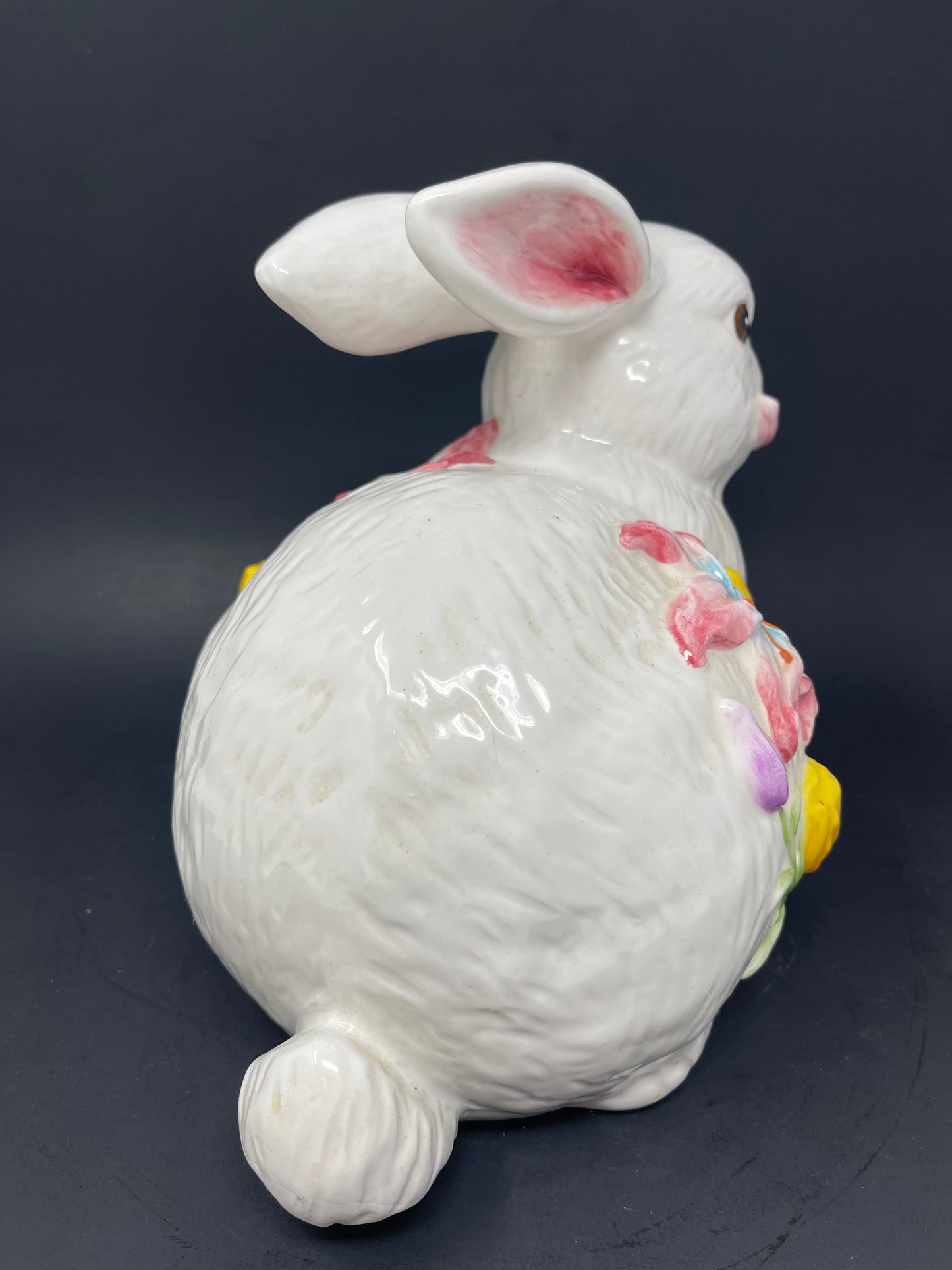 Noble Excellence Ceramic Floral Decorative Bunny