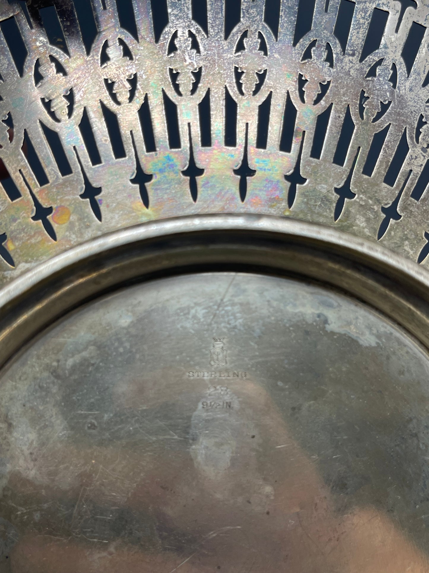 Lot Of Silver Plated Platters & Decorative Plates