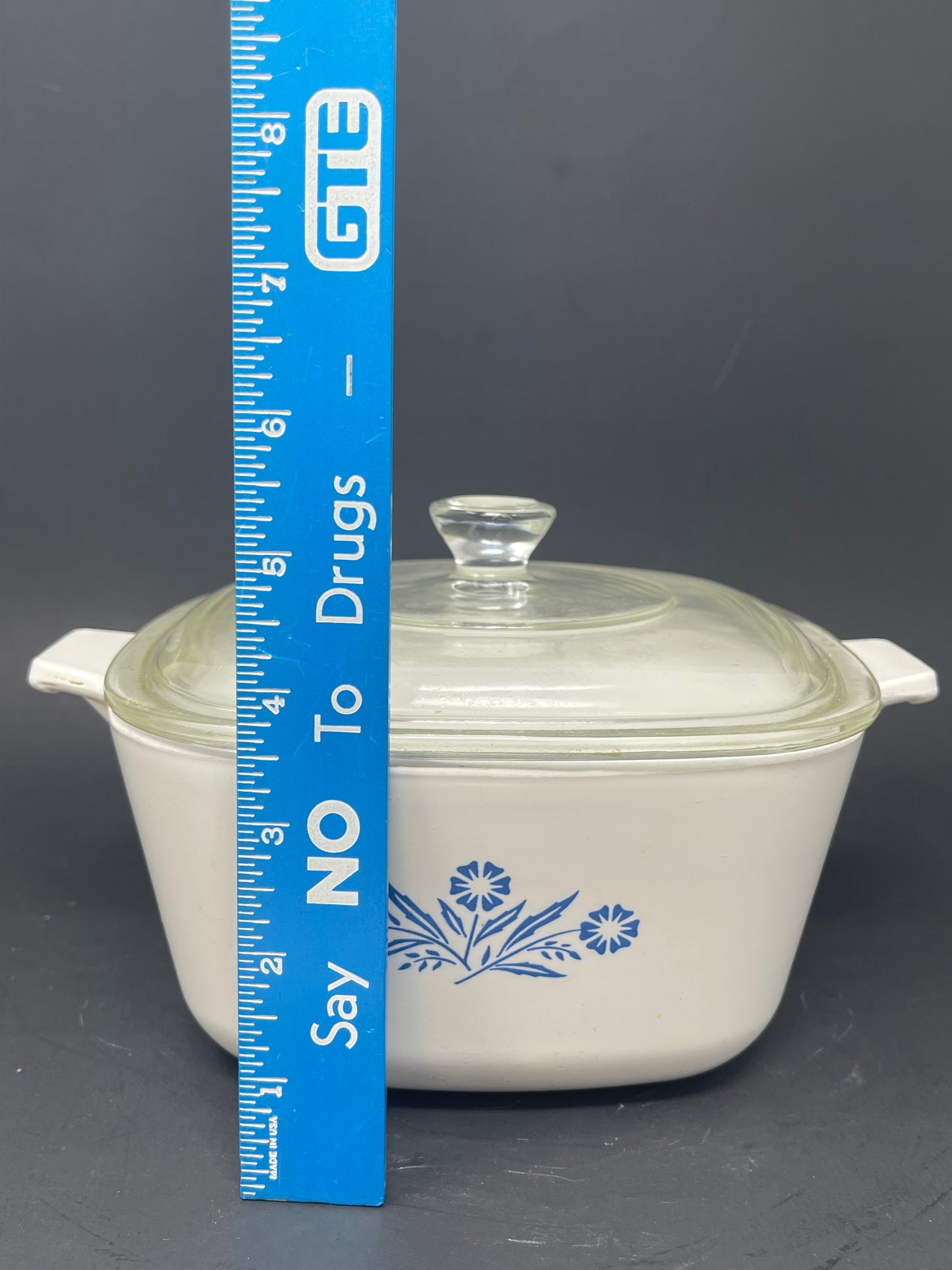 Set Of 2 Corning Ware Blue Cornflower Casserole Dishes
