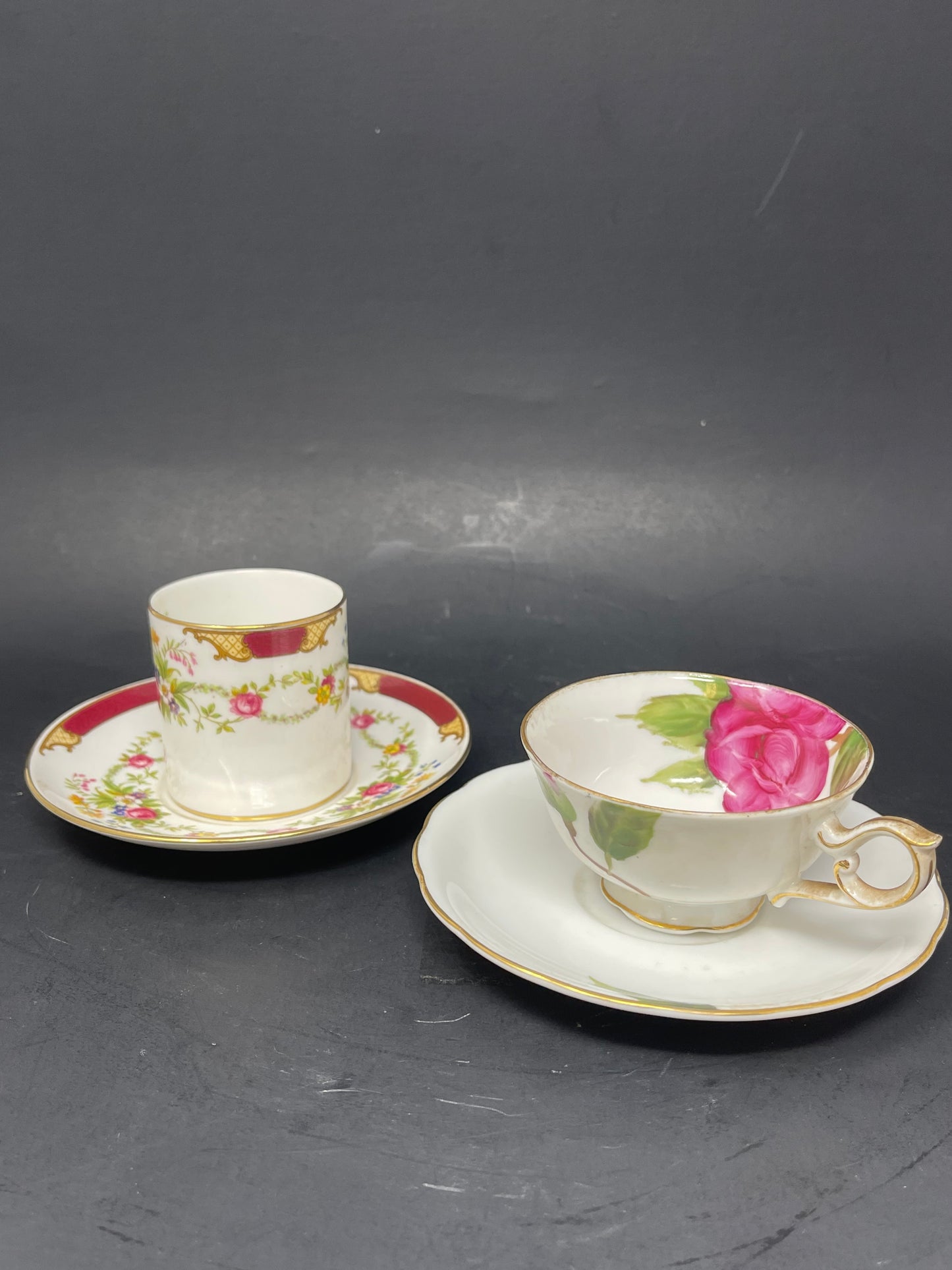 Fine China Teacup Set Of 2