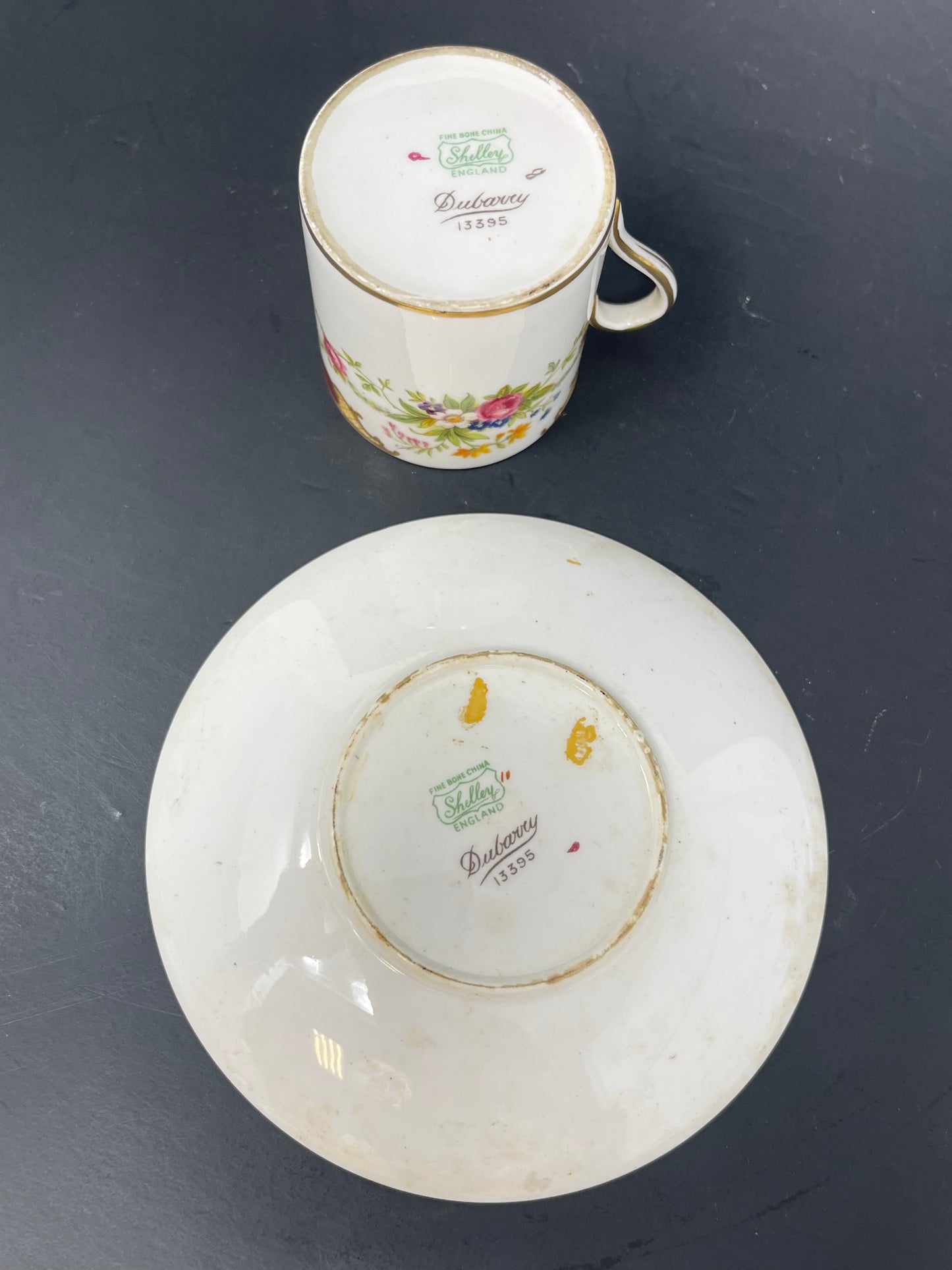 Fine China Teacup Set Of 2