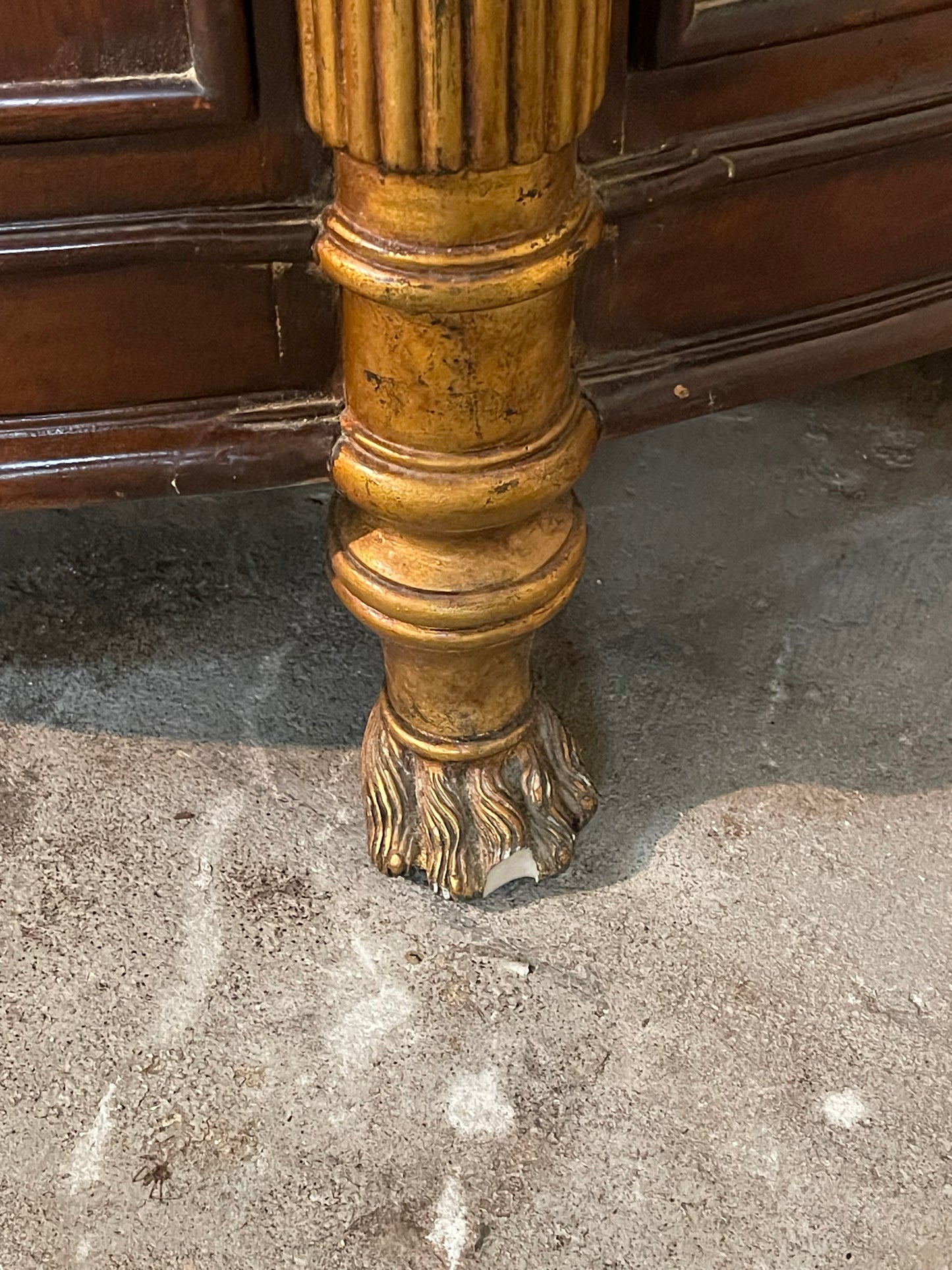 Neoclassical 12 Drawer Mahogany Commode Chest