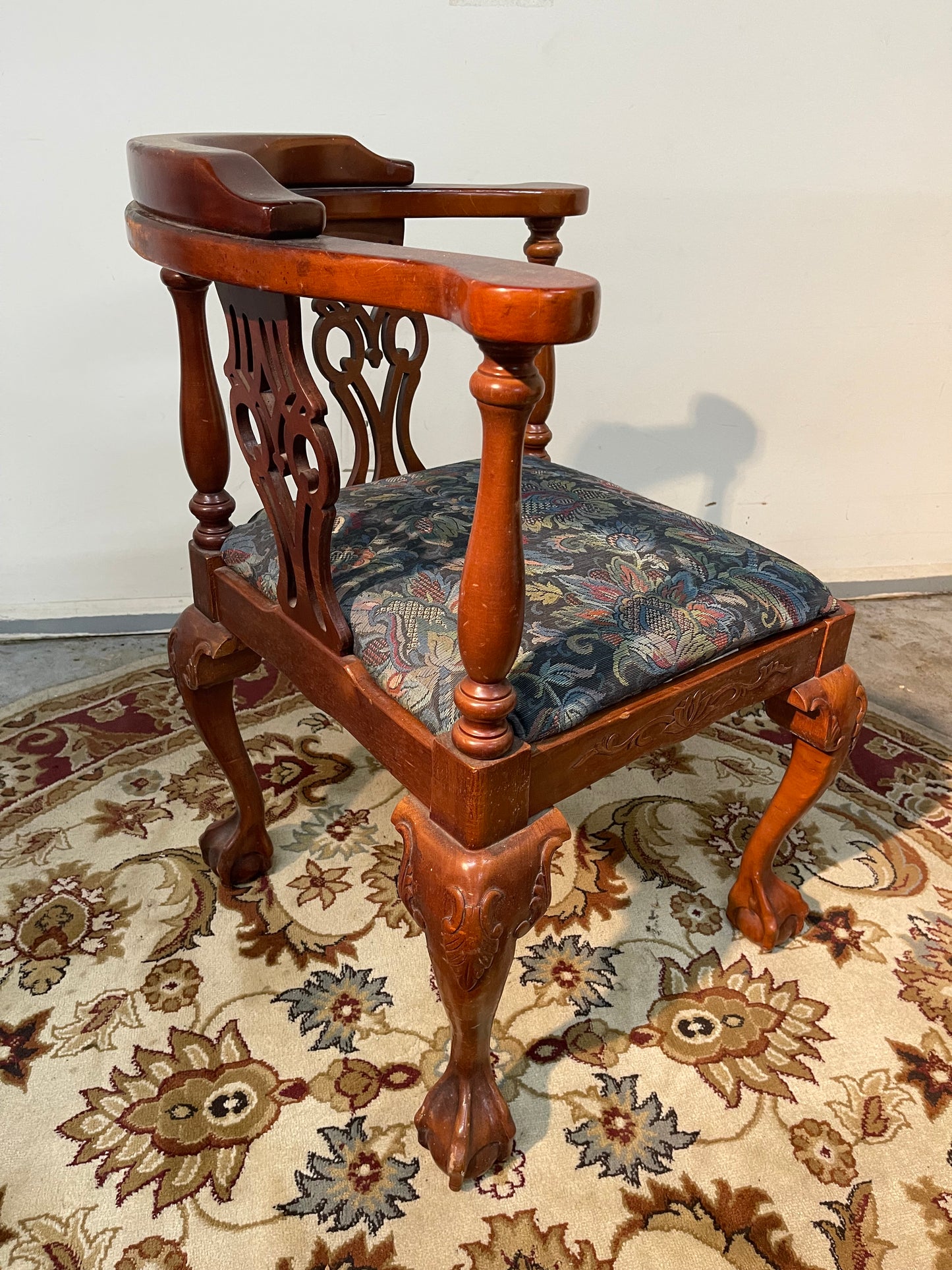 Chippendale Style Corner Chair