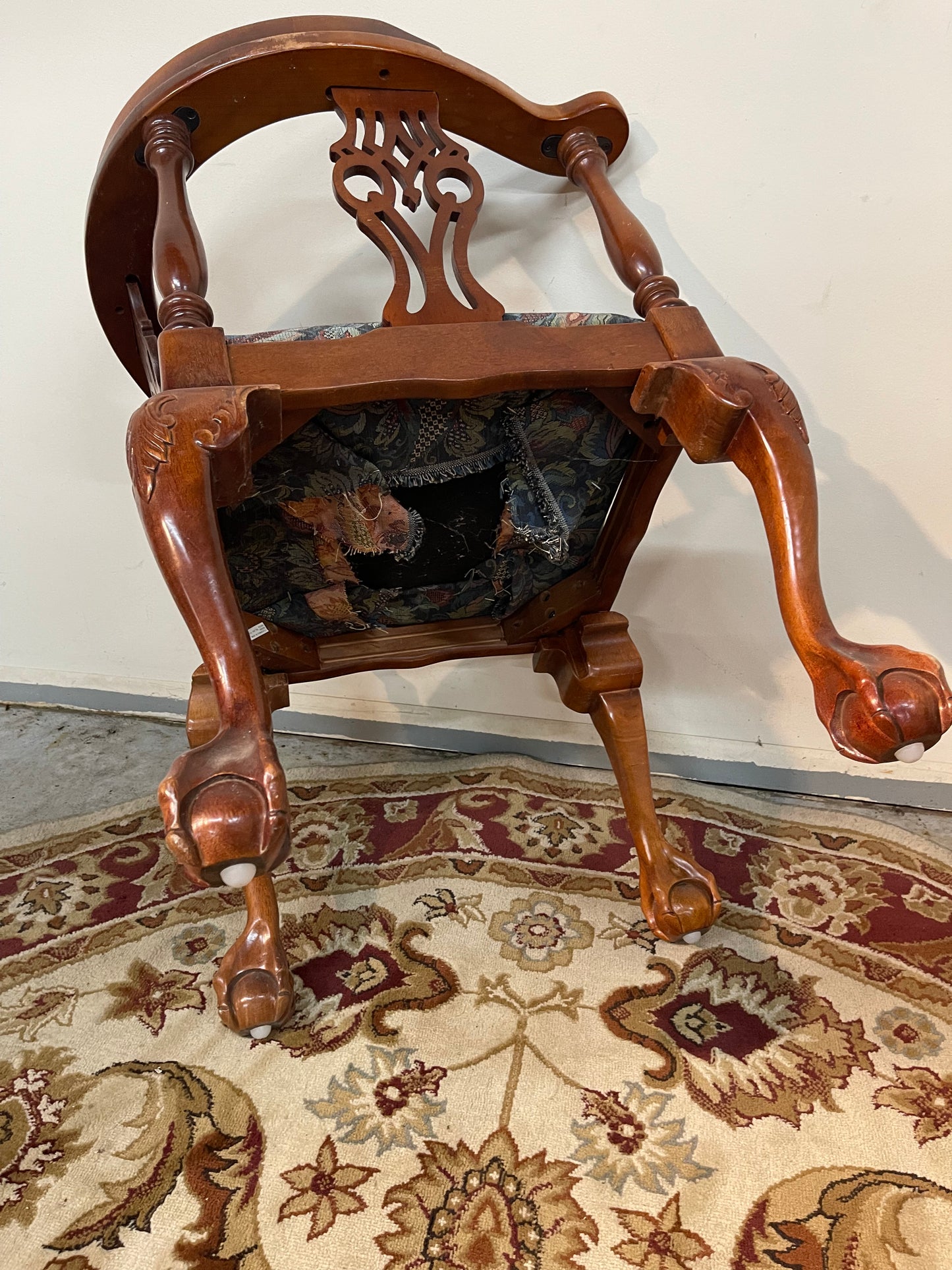 Chippendale Style Corner Chair