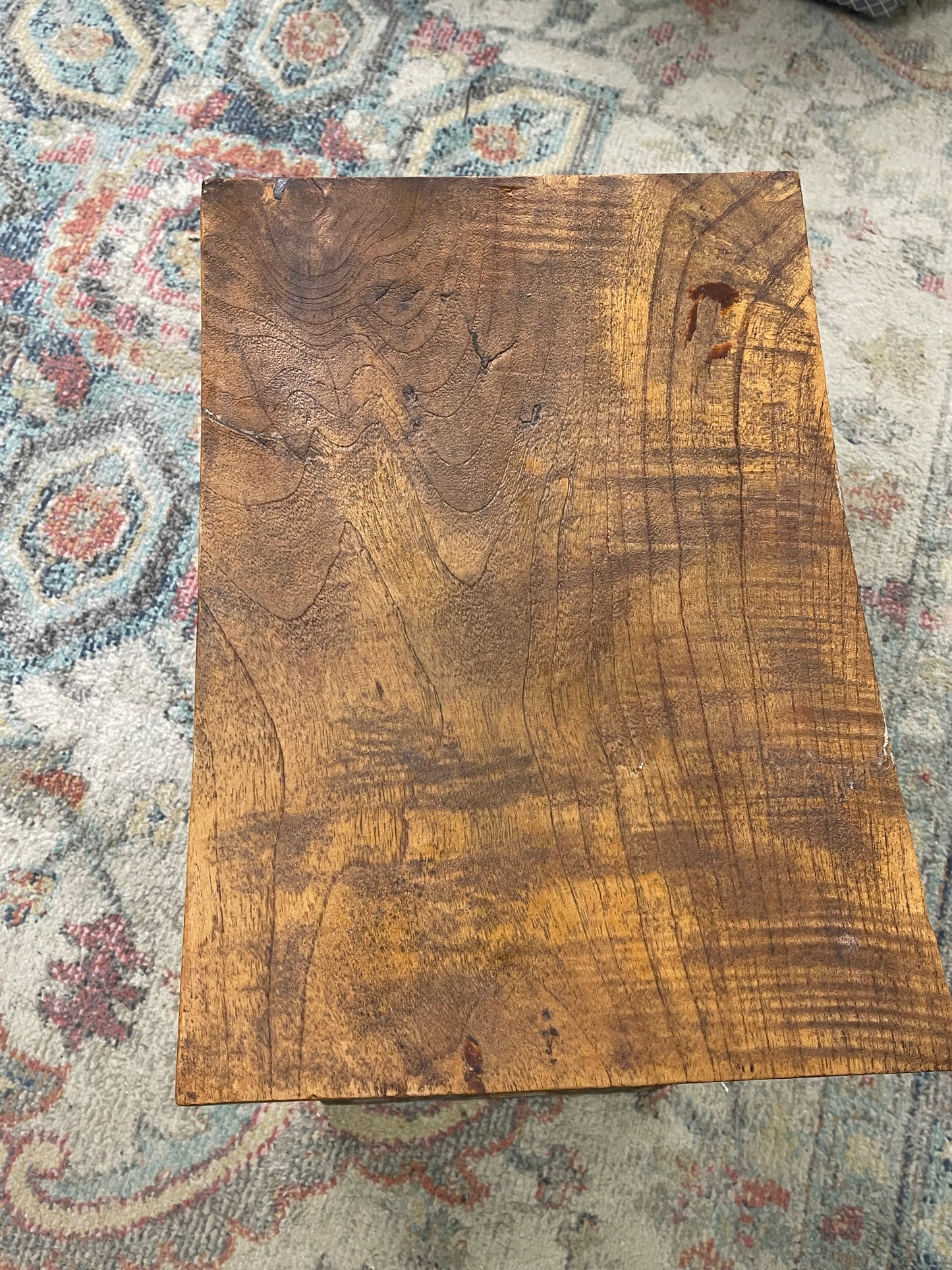 Vintage Teak Wood Stool