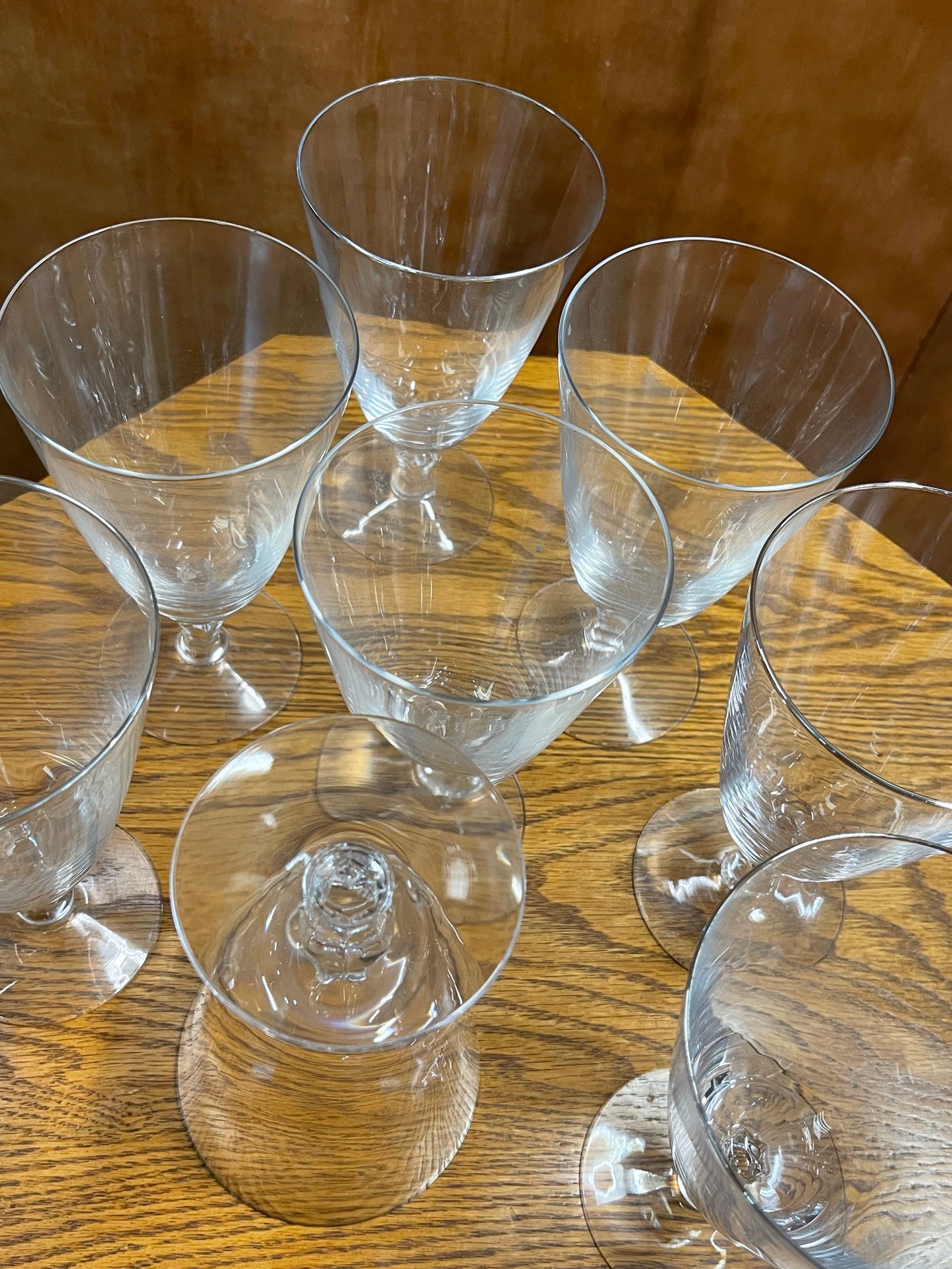 Fostoria Engagement Platinum Trim Iced Tea Glasses Set Of 8