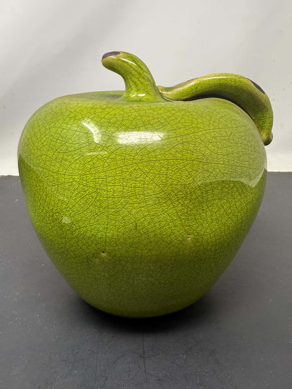 Twosday 10 – Green Ceramic Apple