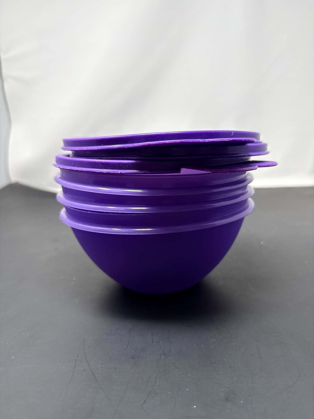 Twosday 35 – Purple Tupperware Bowl Set – 6 Pieces