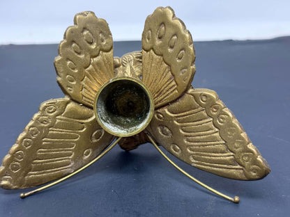 Twosday 57 – Brass-Tone Butterfly Candle Holder
