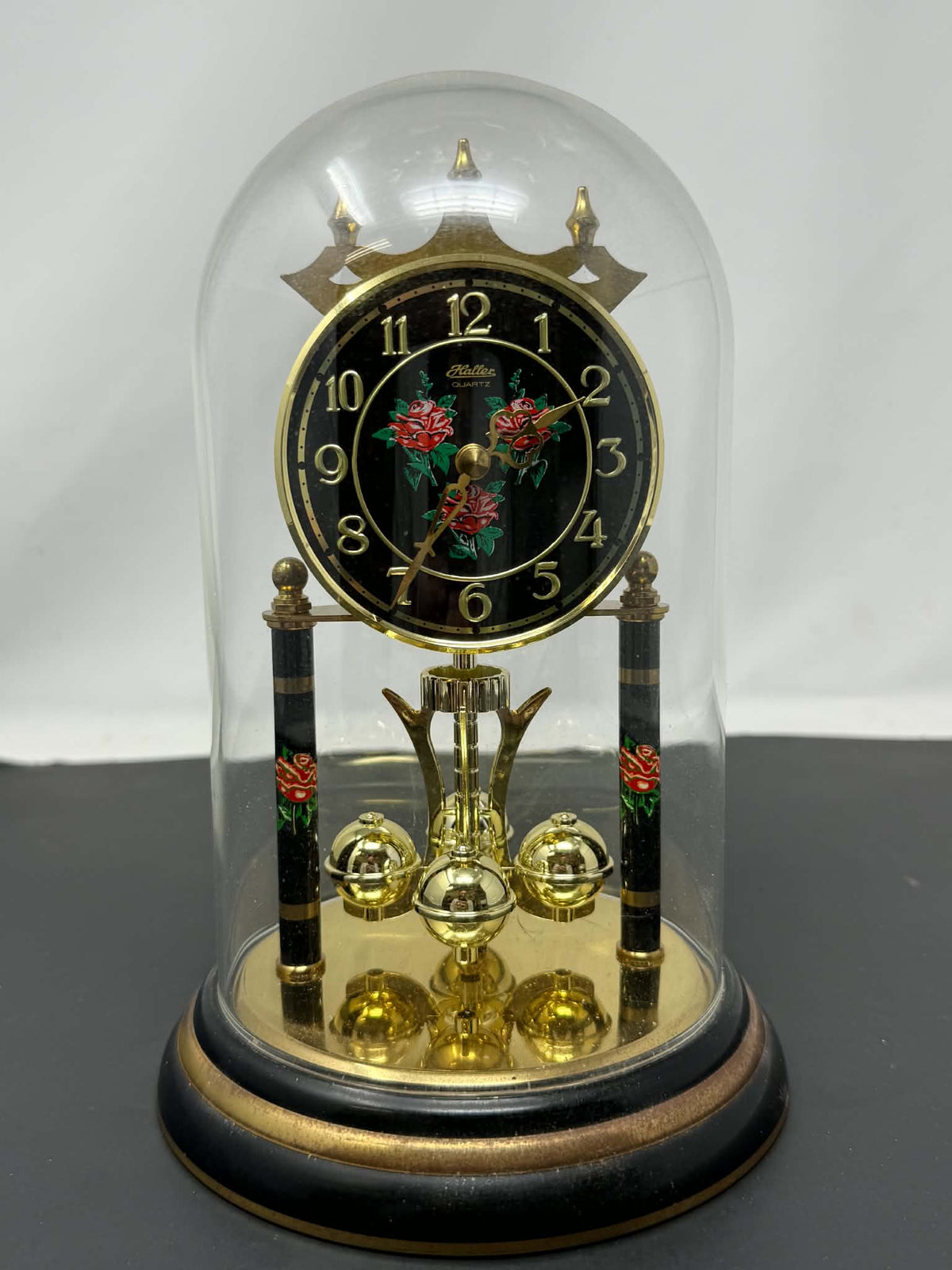 Twosday 59 glass dome clock full view