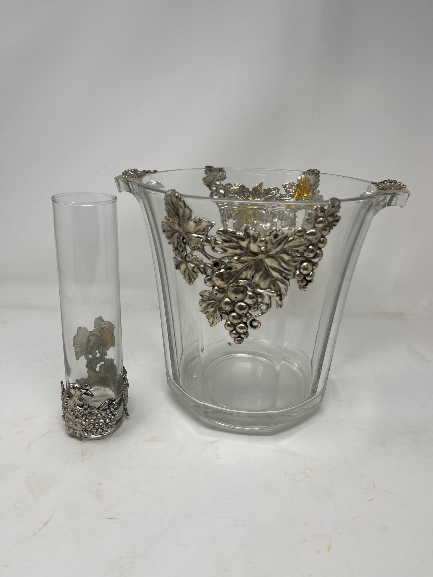 Arthur Court Vintage Large Ice Bucket W/ Flute