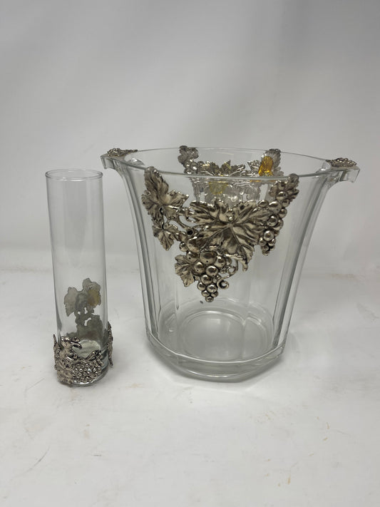 Arthur Court Vintage Large Ice Bucket W/ Flute