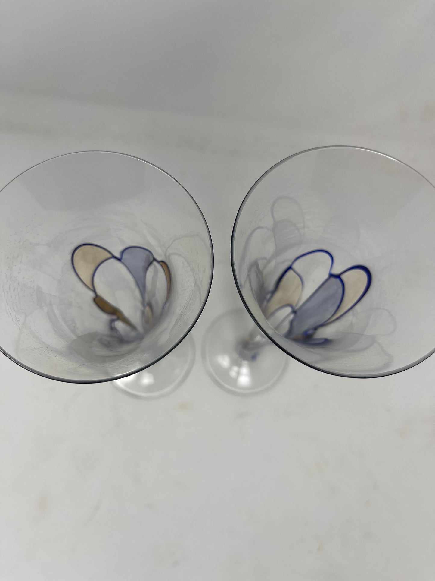 Milano Mosaic Stained Glass Champagne Flutes